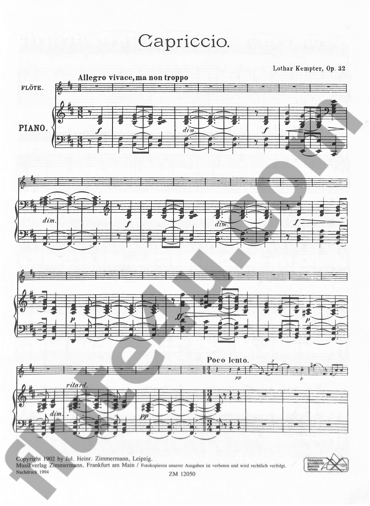 Kempter, L :: Capriccio op. 32