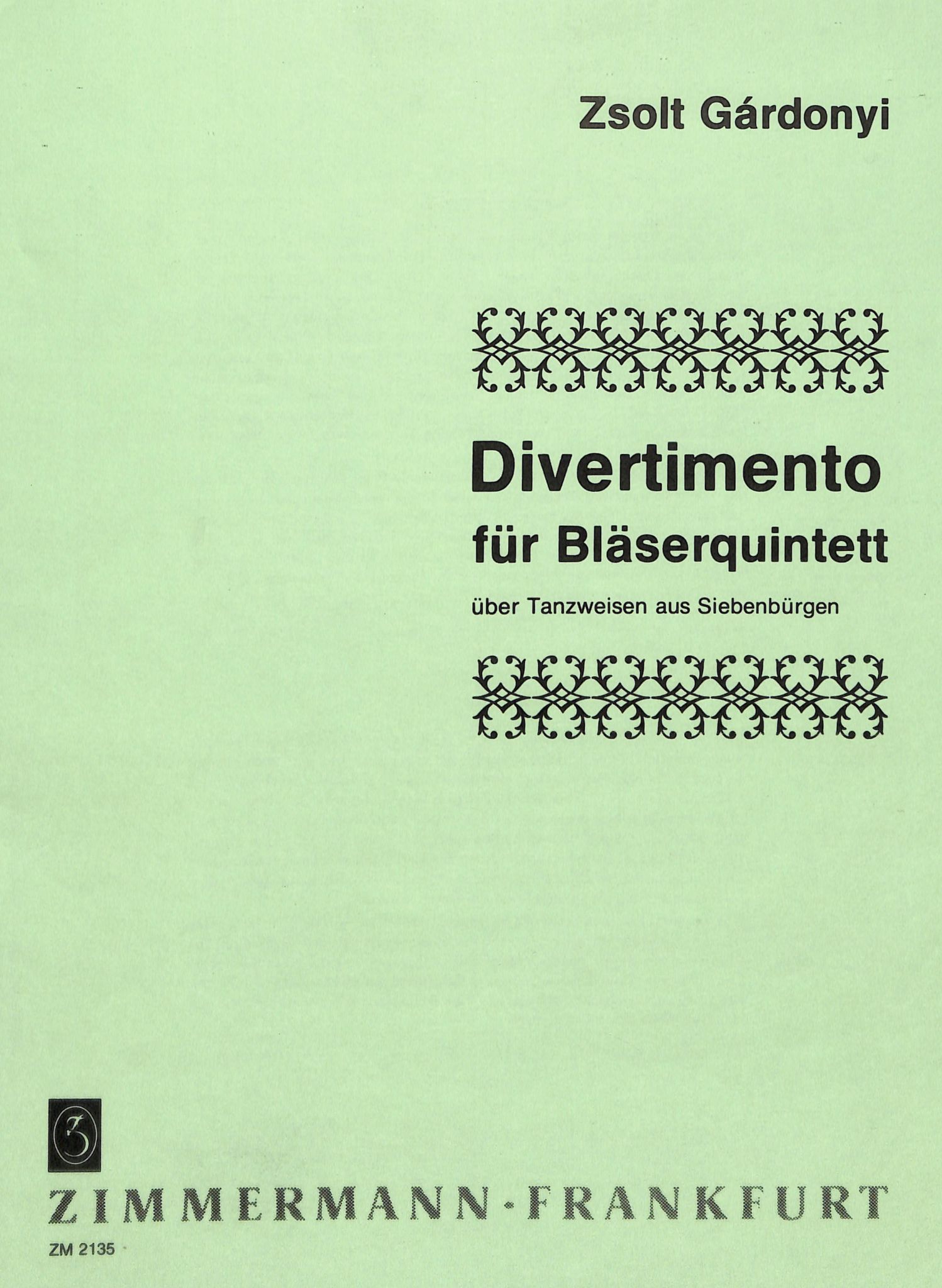 Gardonyi, Z :: Divertimento