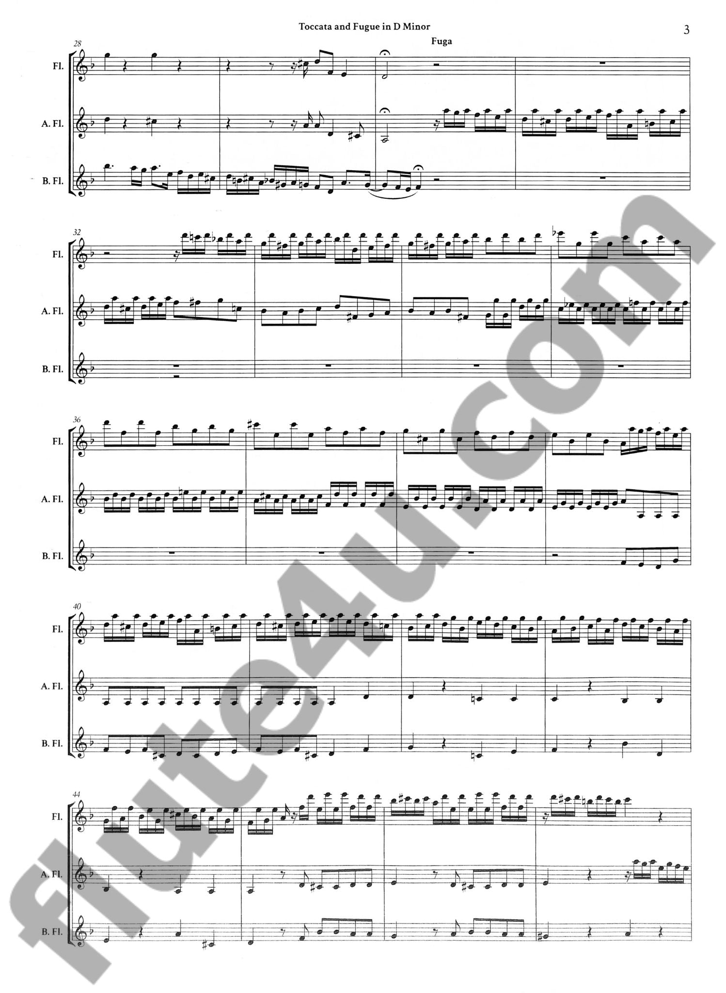 Bach, JS :: Toccata and Fugue in D Minor