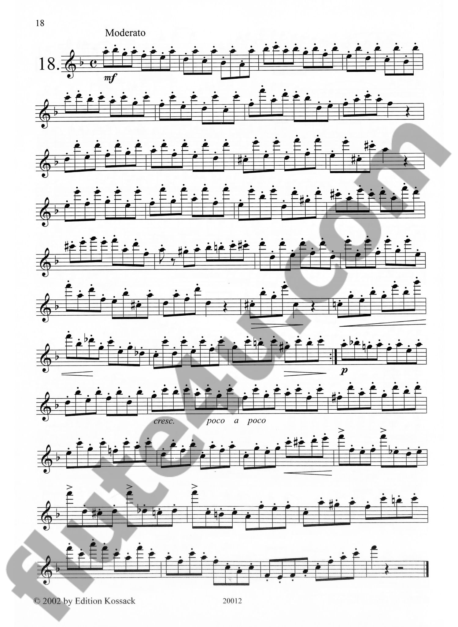 Popp, W :: 30 leichte Etuden [30 easy studies], op. 520