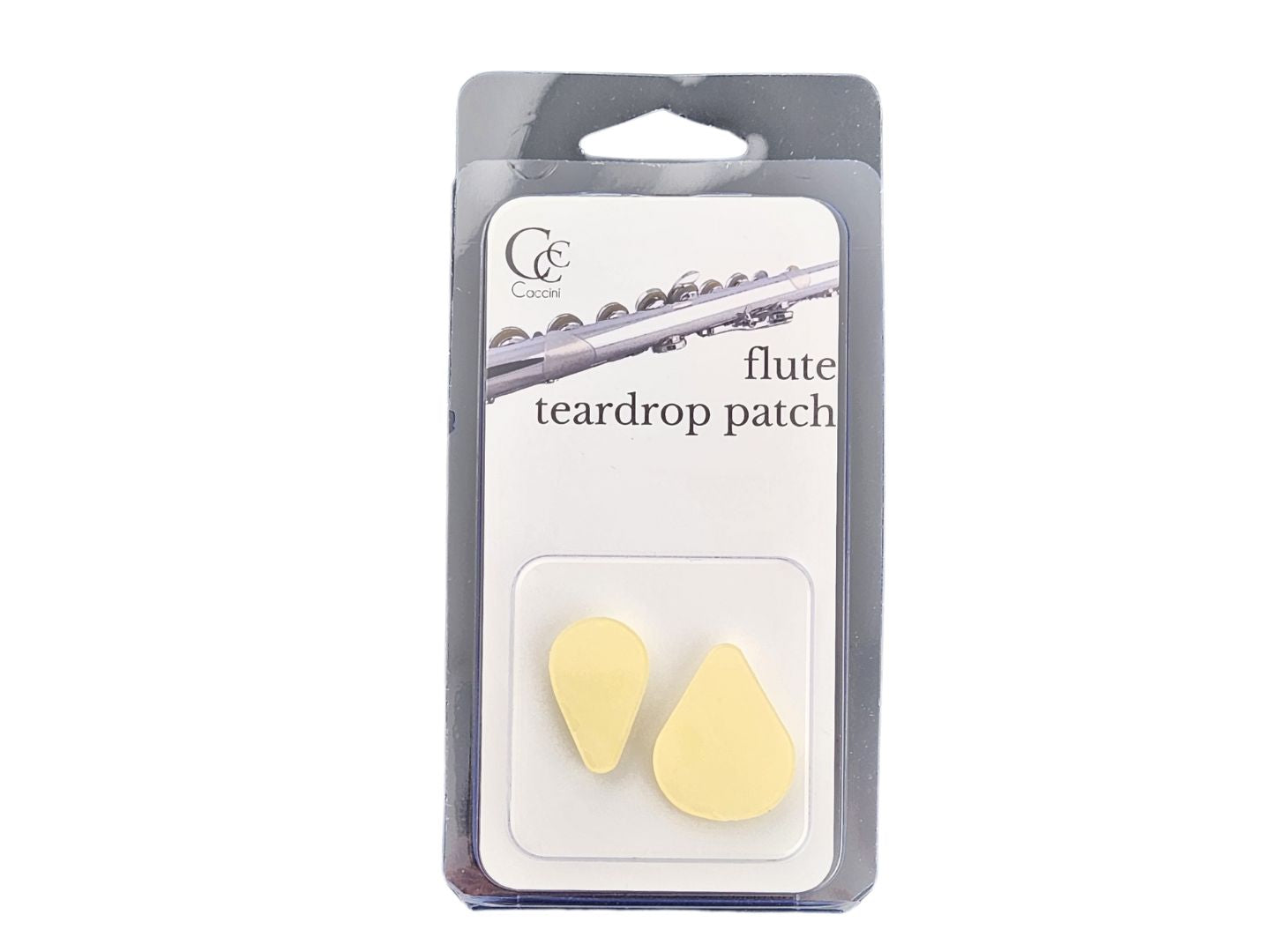 Caccini Flute Teardrop Patch