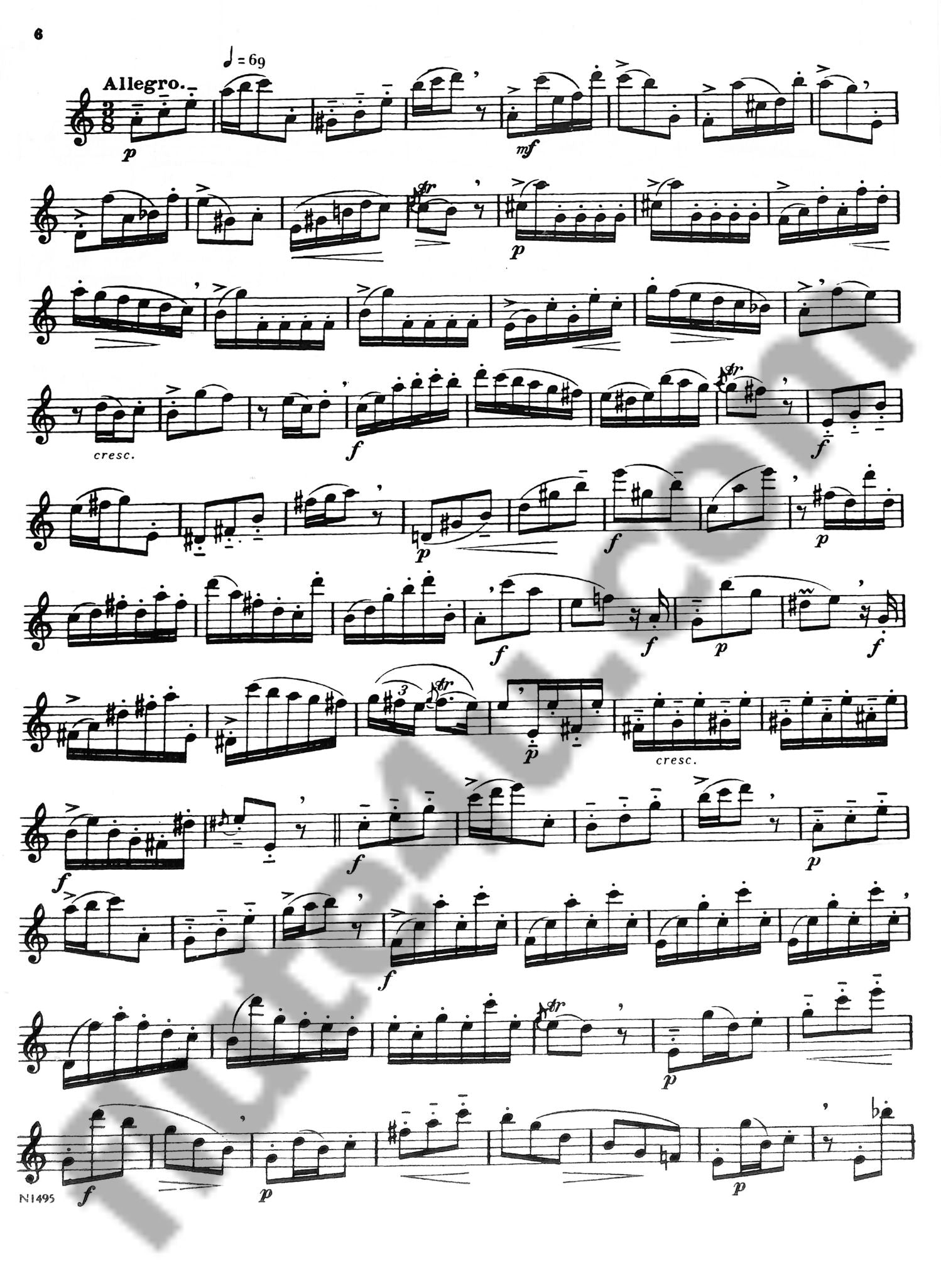 Bach, CPE :: Sonata in A minor