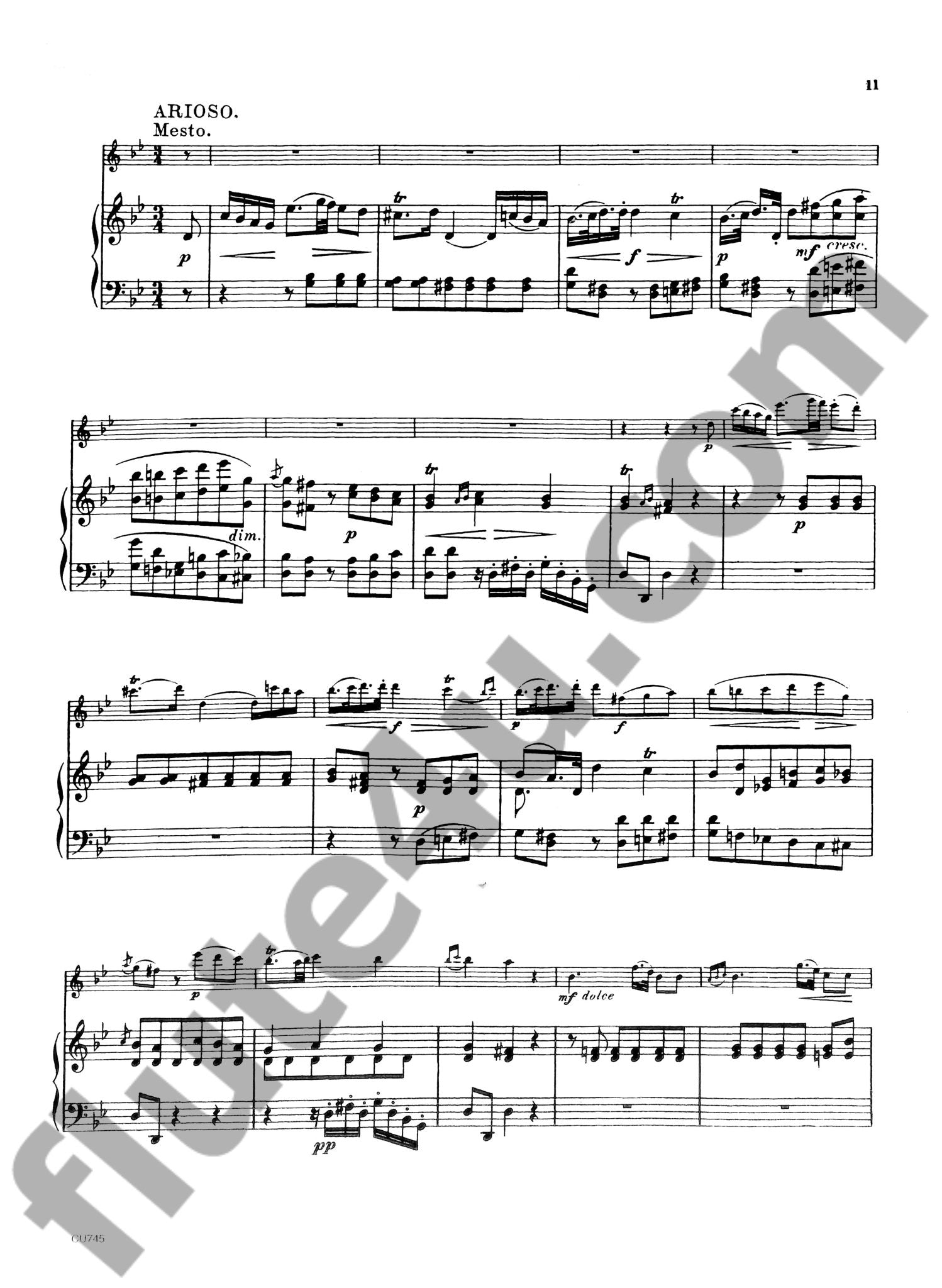Quantz, JJ :: Concerto in G Major