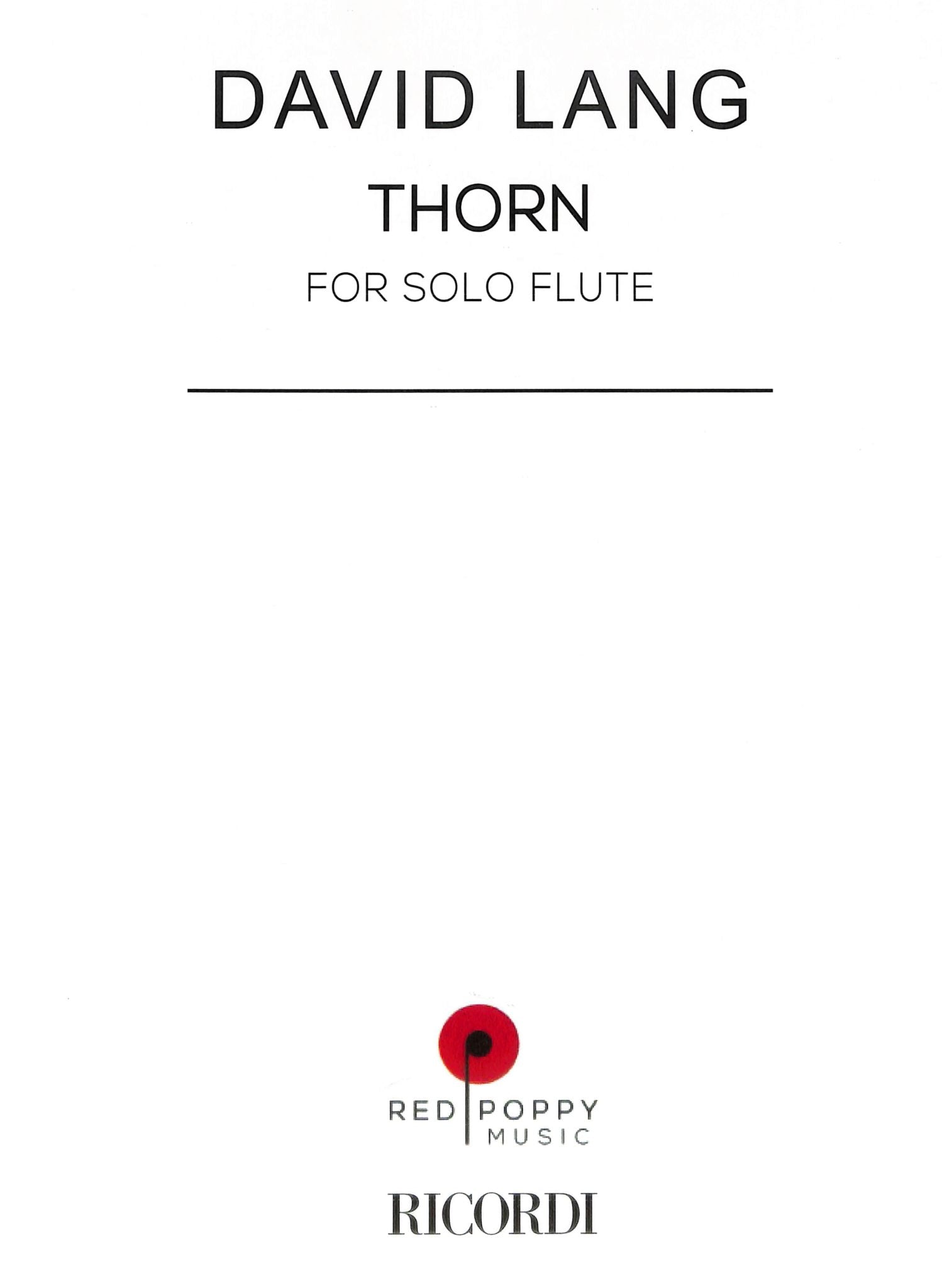 Lang, D :: Thorn