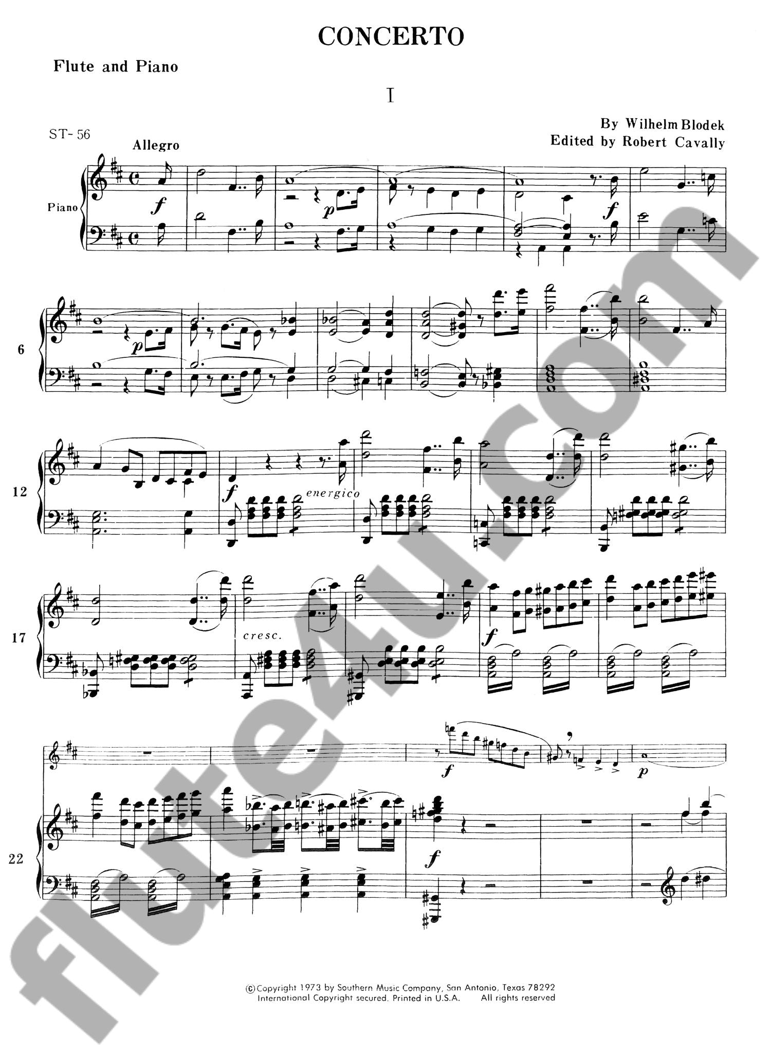 Blodek, W :: Concerto