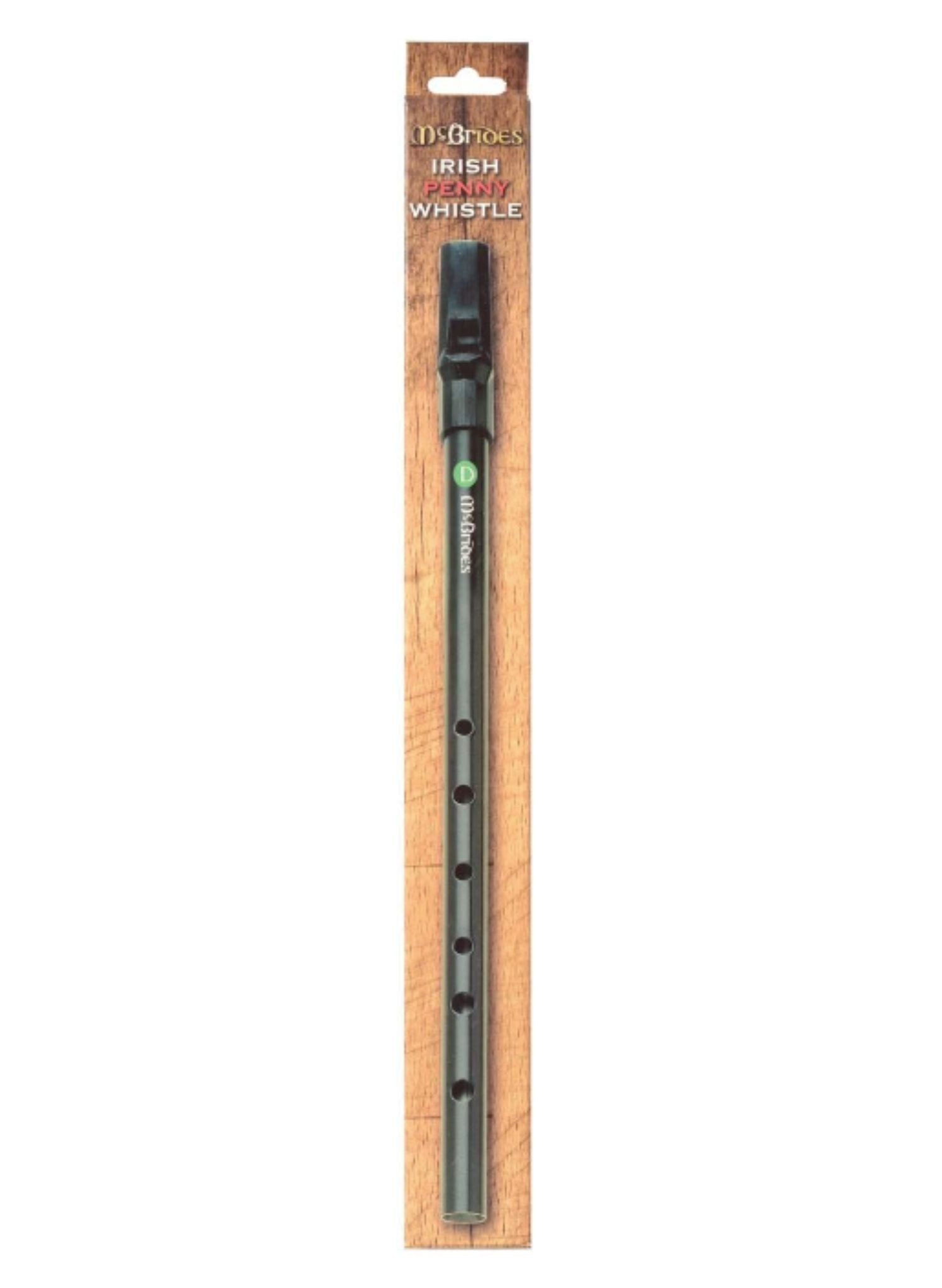 McBrides Black Irish Tin Whistle in D