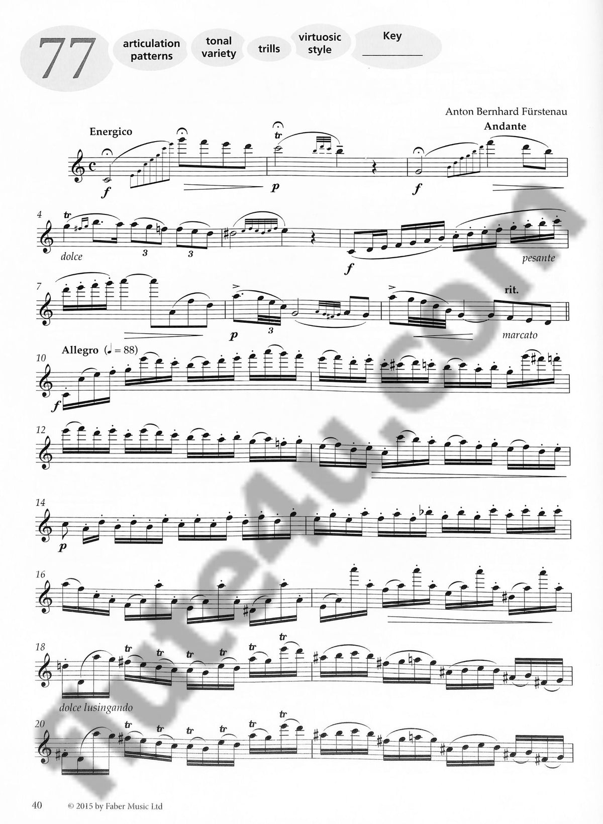 Various :: More Graded Studies for Flute: Book Two