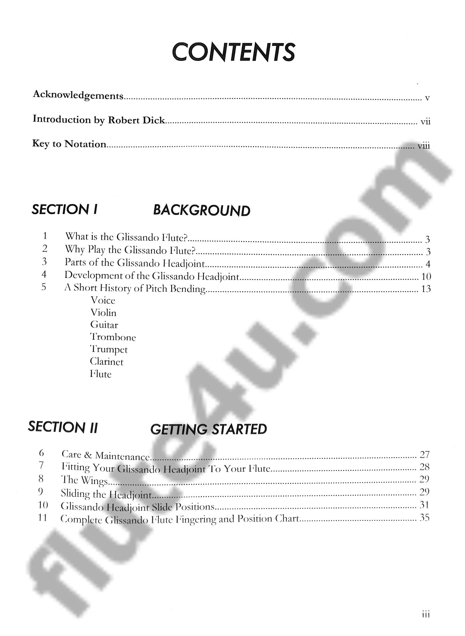 The Glissando Flute: Handbook for Composers and Performers