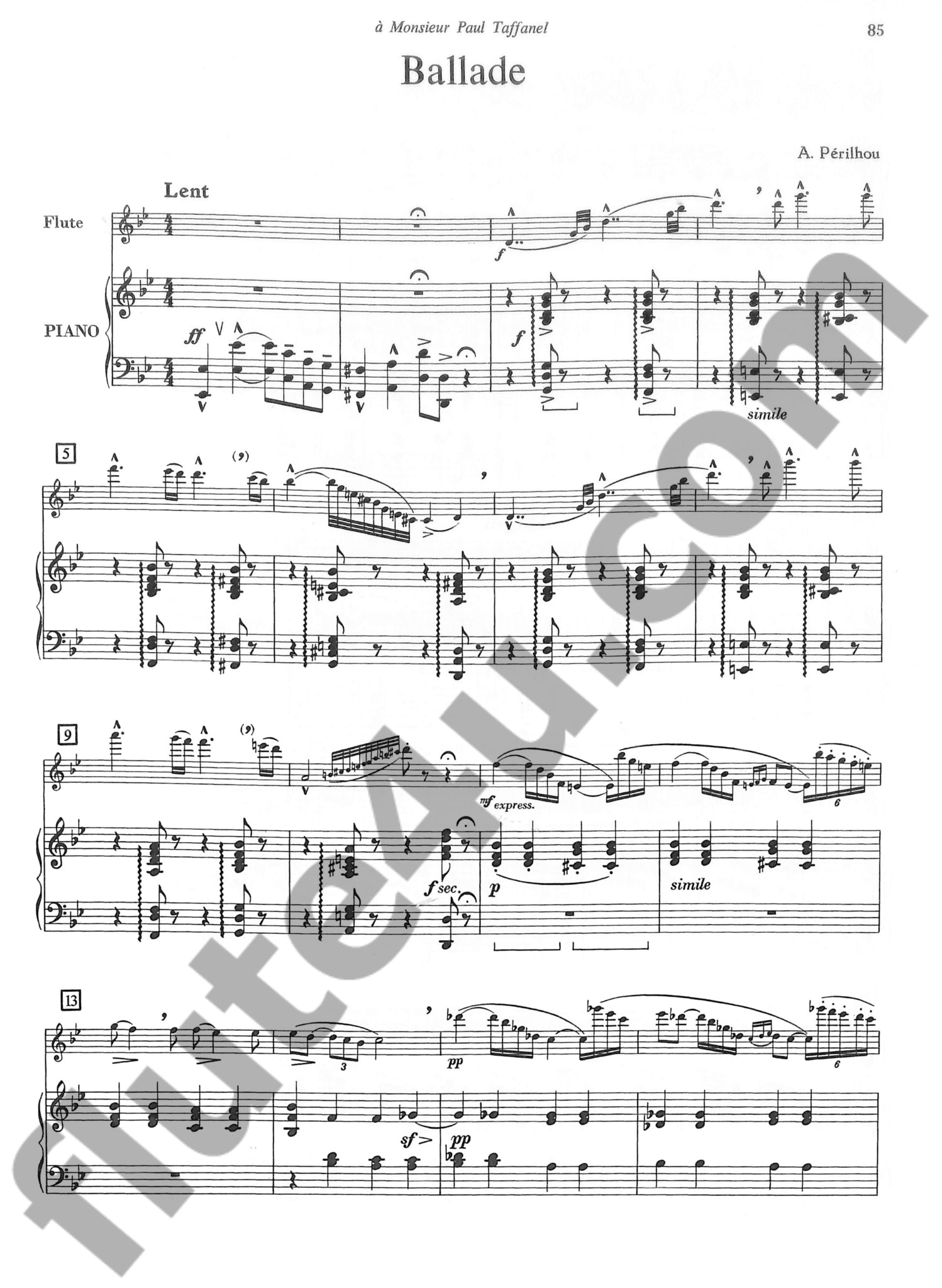 Various :: Flute Music by French Composers