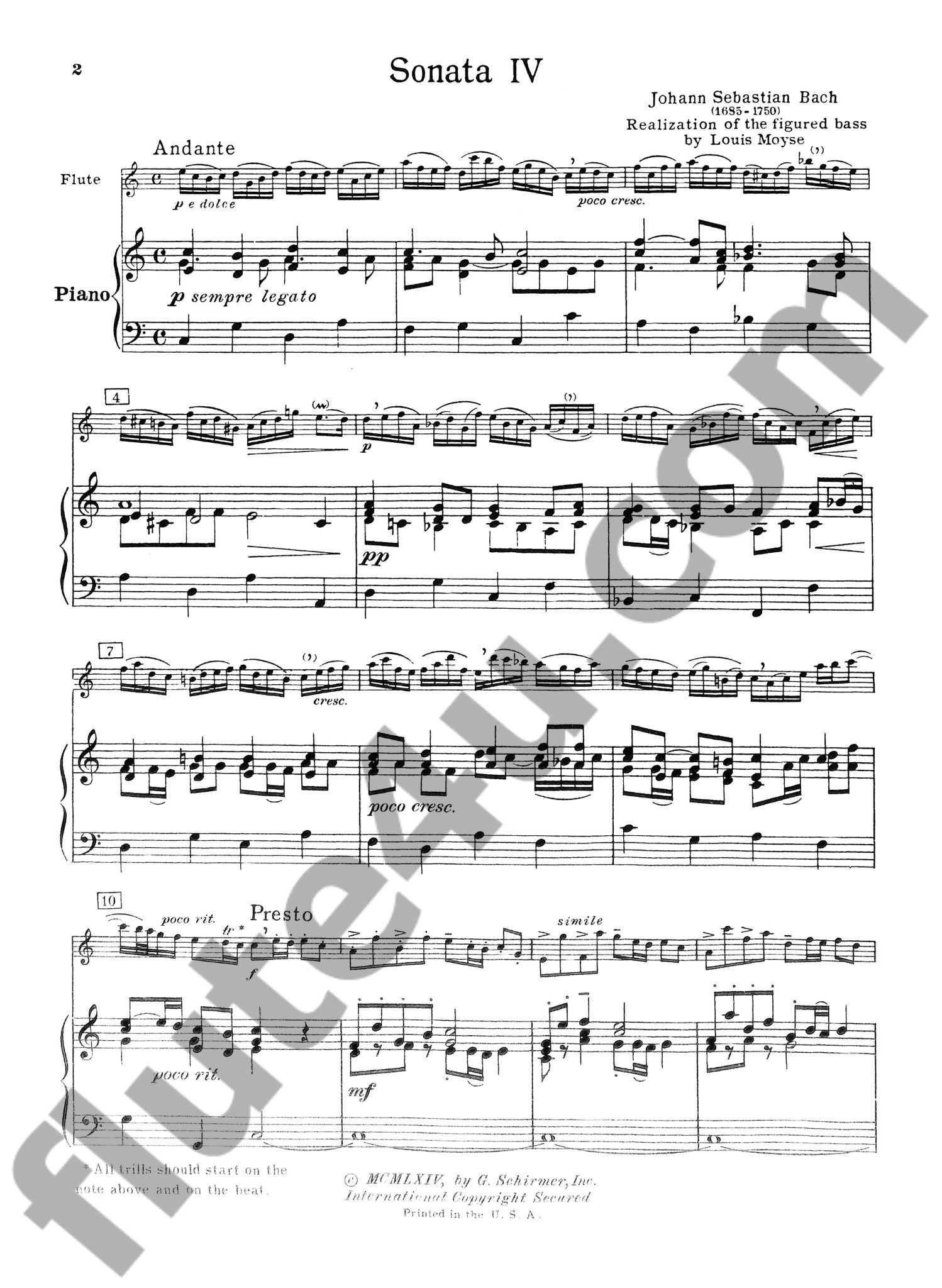 Bach, JS :: Sonatas Volume II
