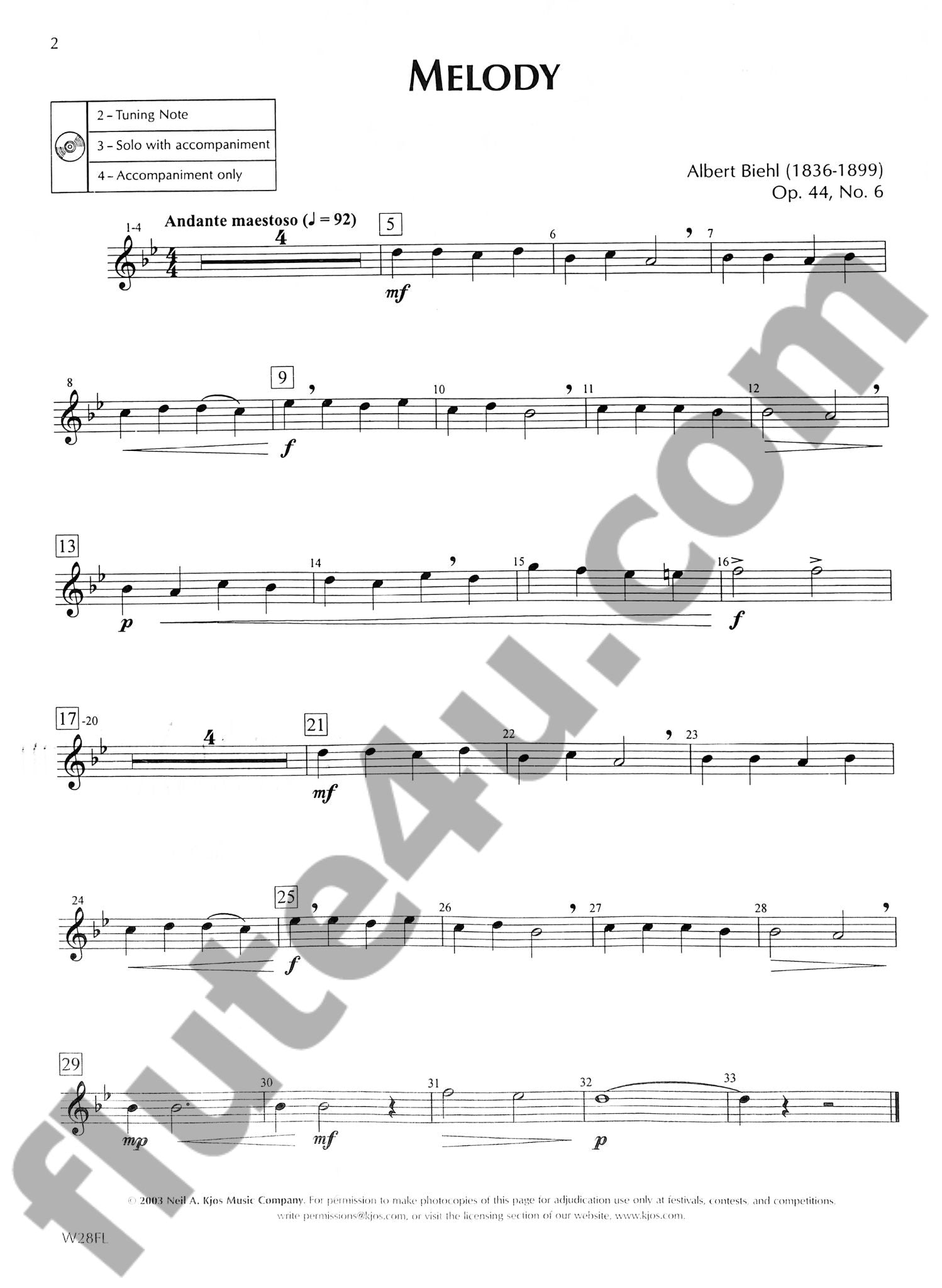 Various :: Standard of Excellence Festival Solos Book 1 Flute Part