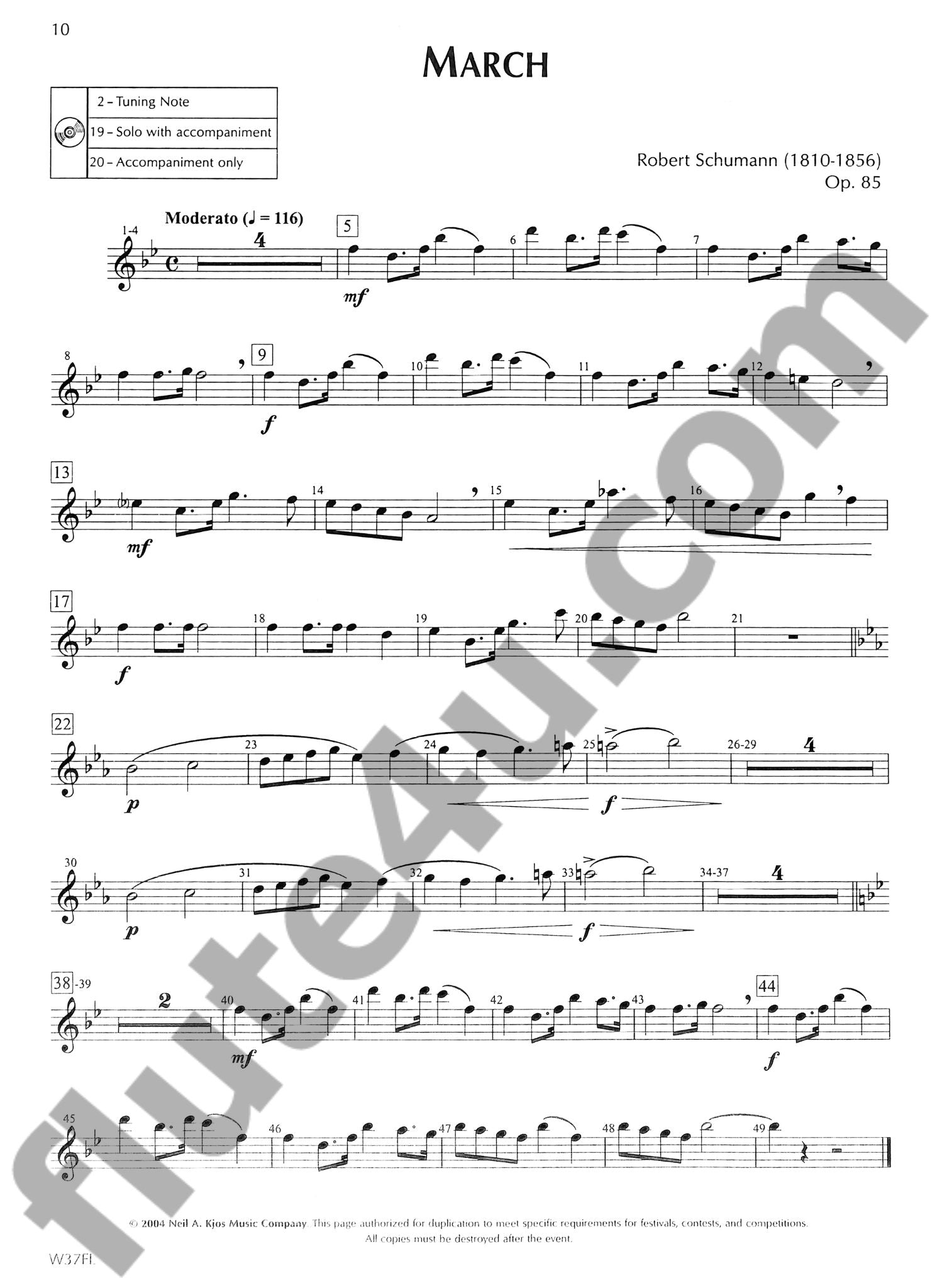 Various :: Standard of Excellence Festival Solos Book 2 Flute Part