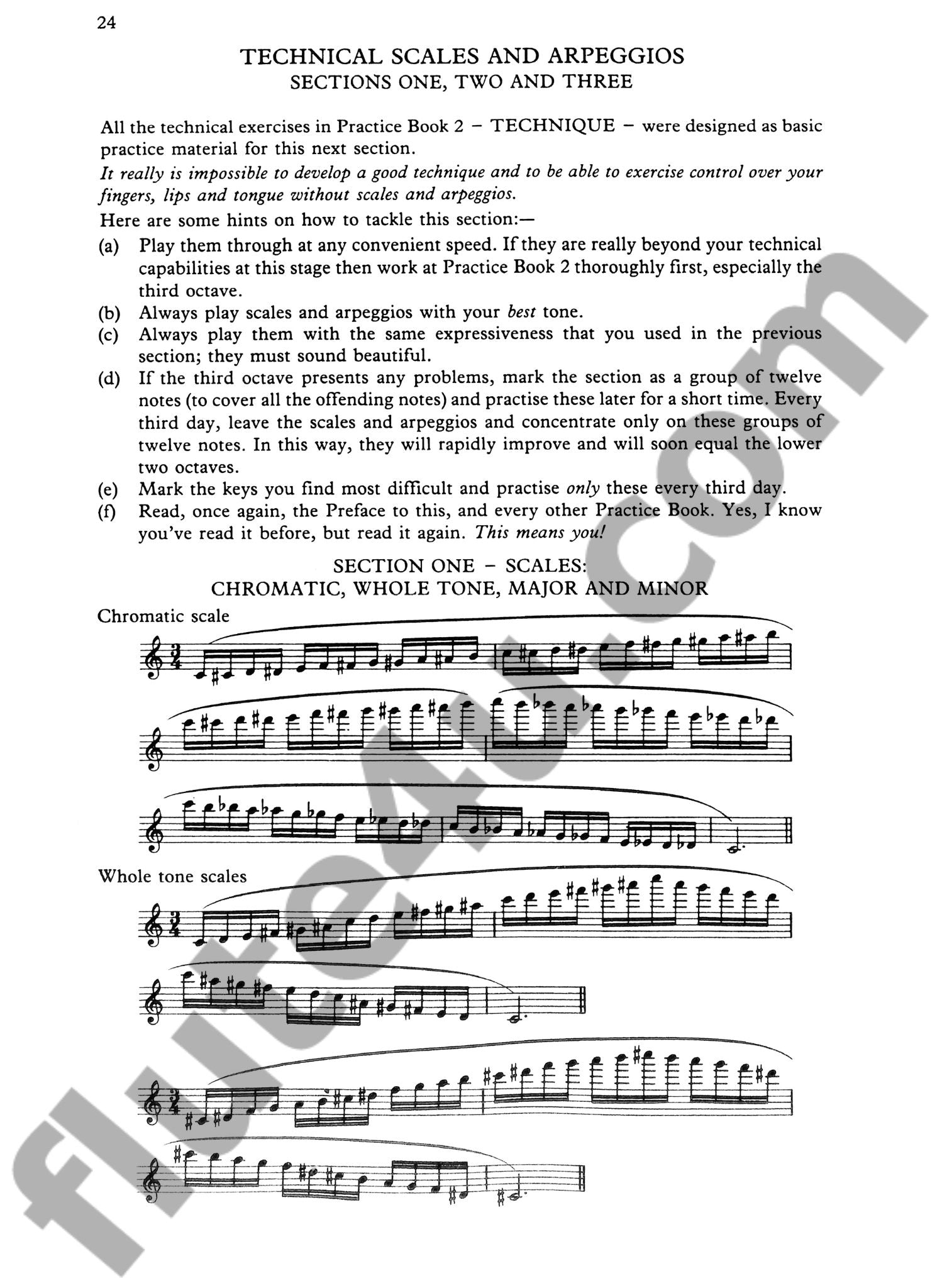 Wye, T :: Practice Book for the Flute - Volume 5: Breathing and Scales