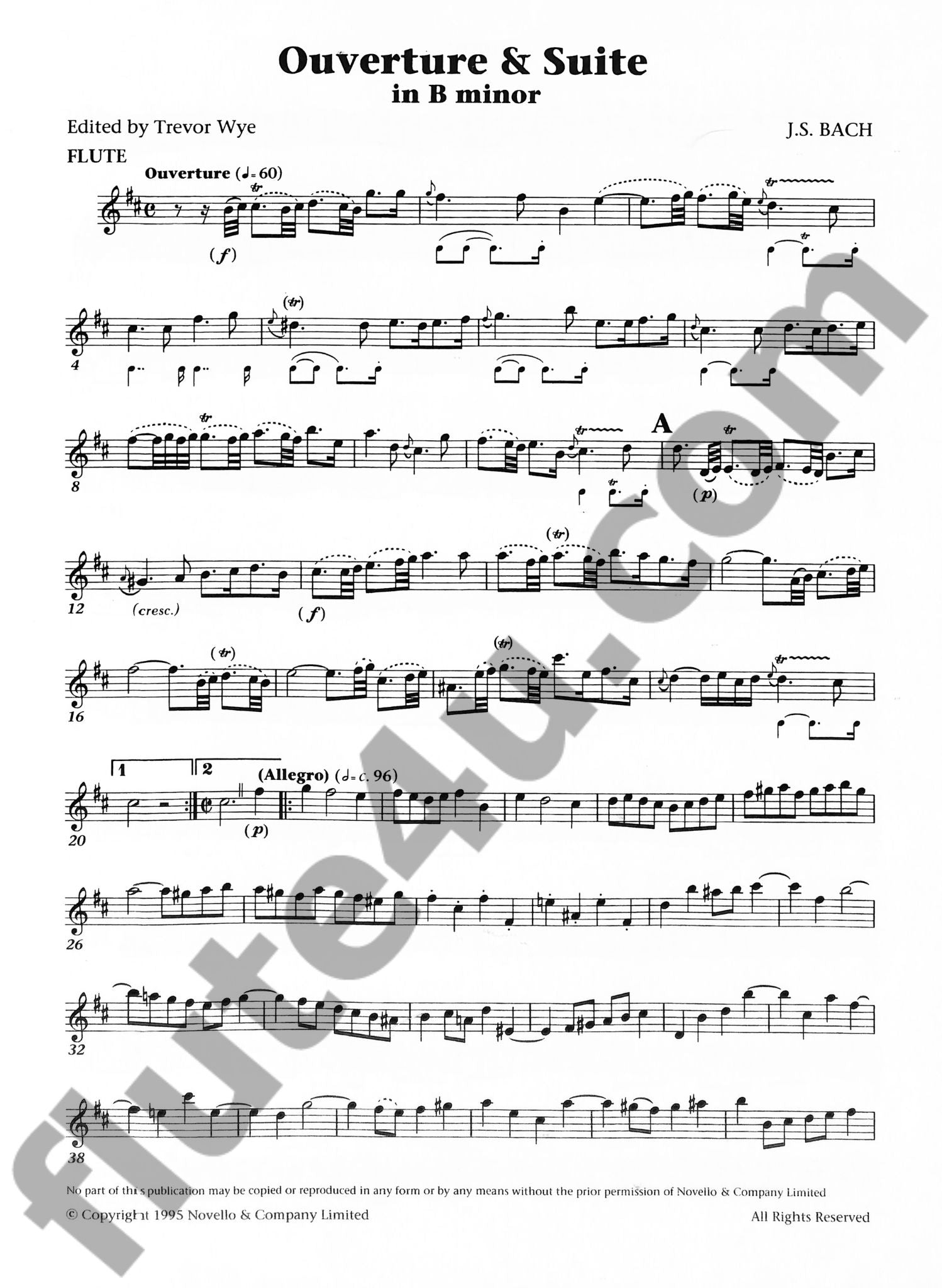 Bach, JS :: Suite No. 2 in B minor BWV 1067