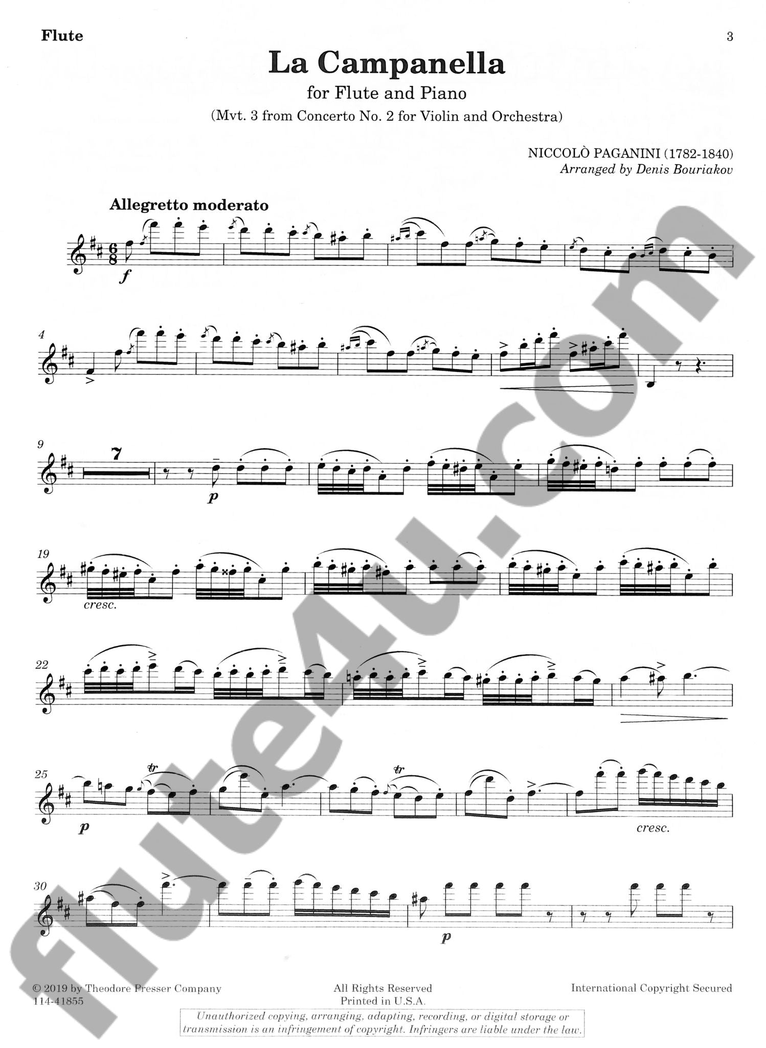 Paganini, N :: La Campanella