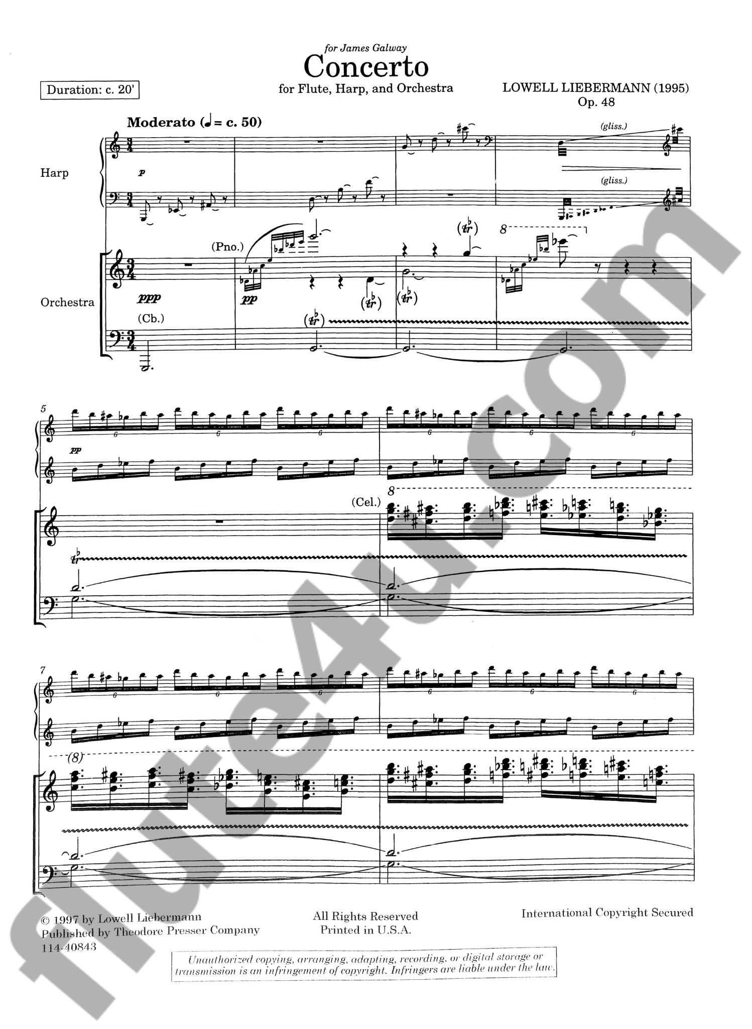 Liebermann, L :: Concerto