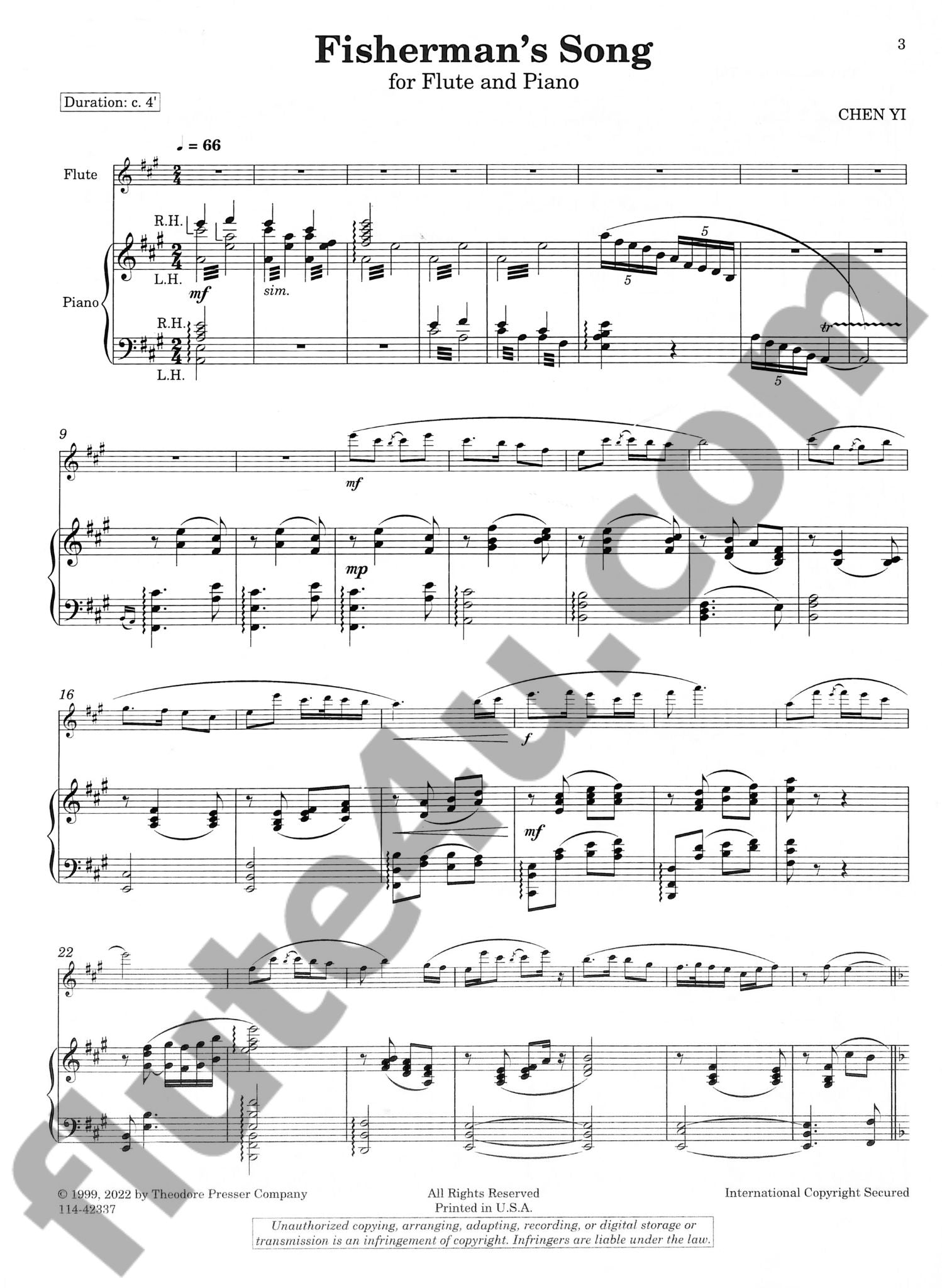 Yi, C :: Fisherman's Song
