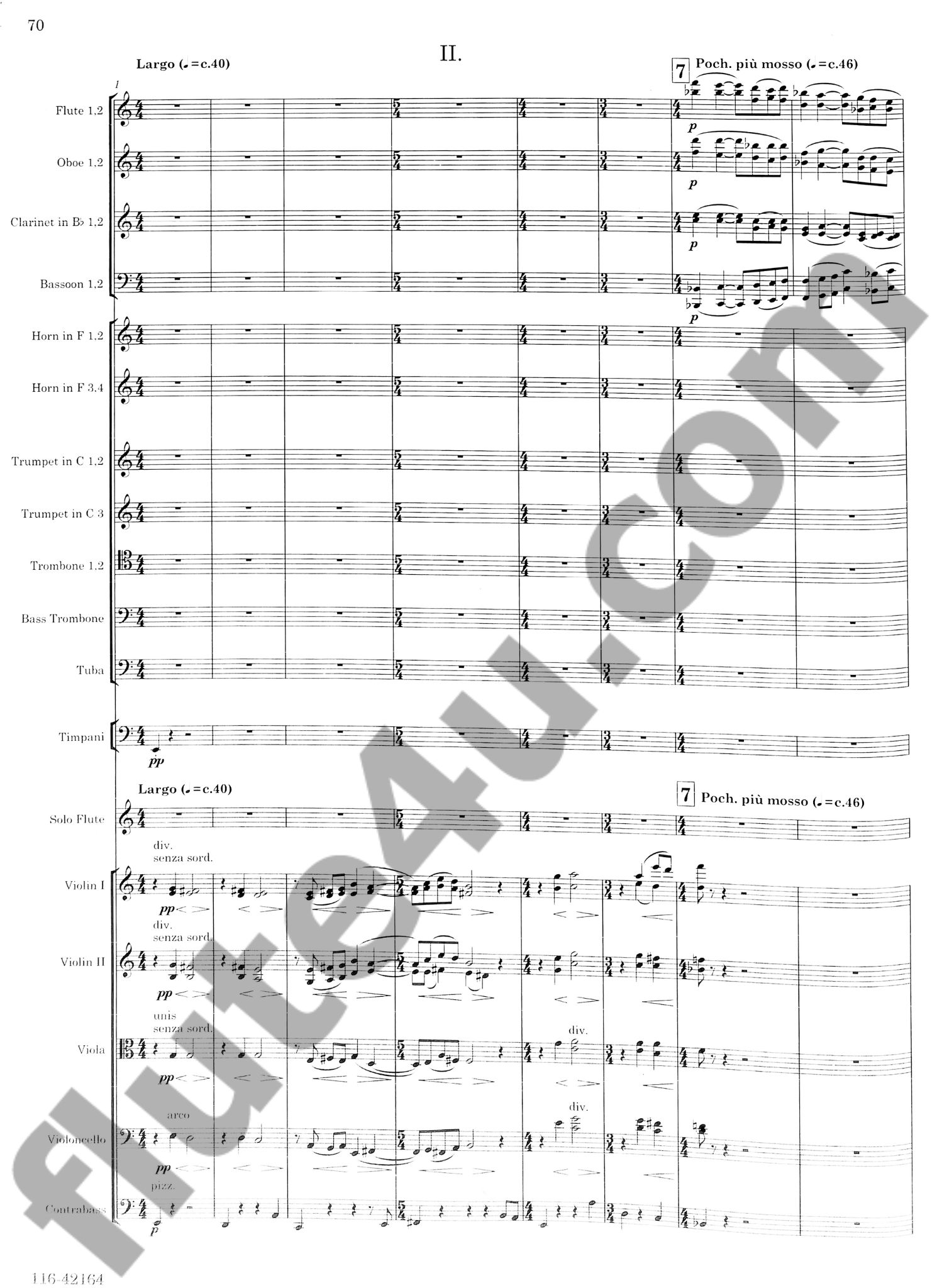 Liebermann, L :: Concerto No. 2, Op. 142 (Study Score)