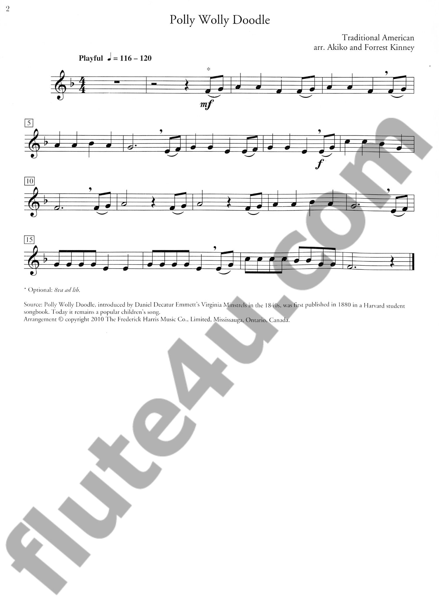Various :: Overtones Preparatory Flute Repertoire