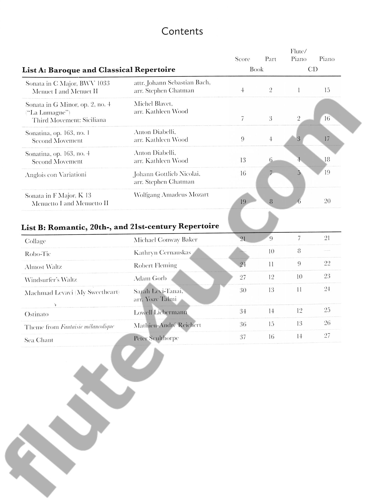 Various :: Overtones Flute Repertoire 3