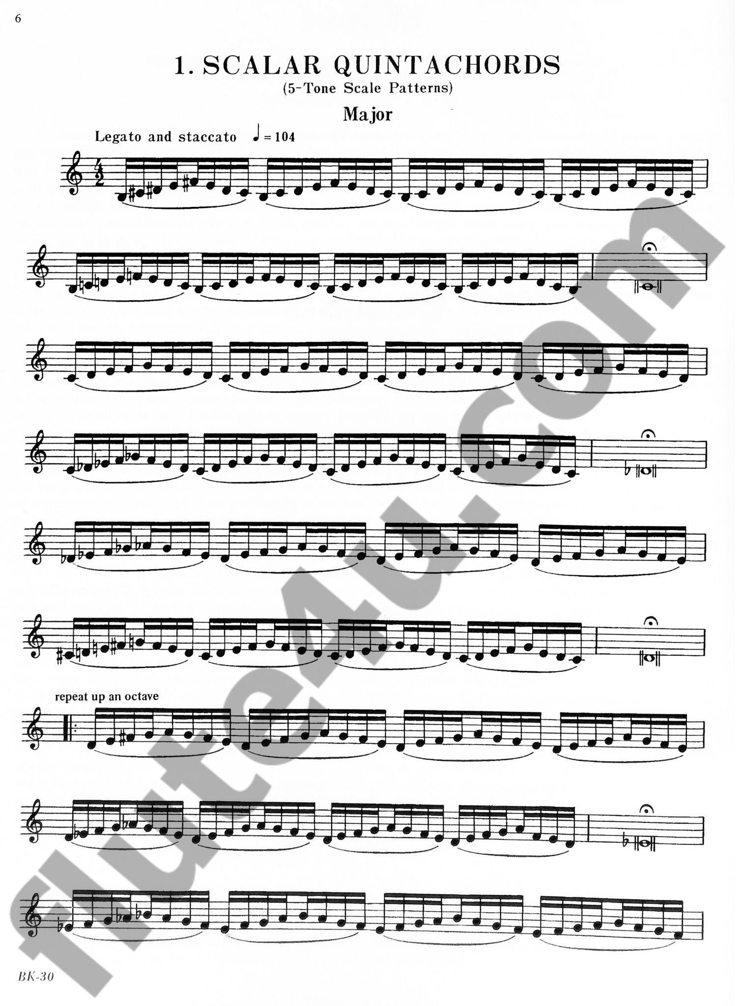 Baker, J :: Daily Exercises for the Flute