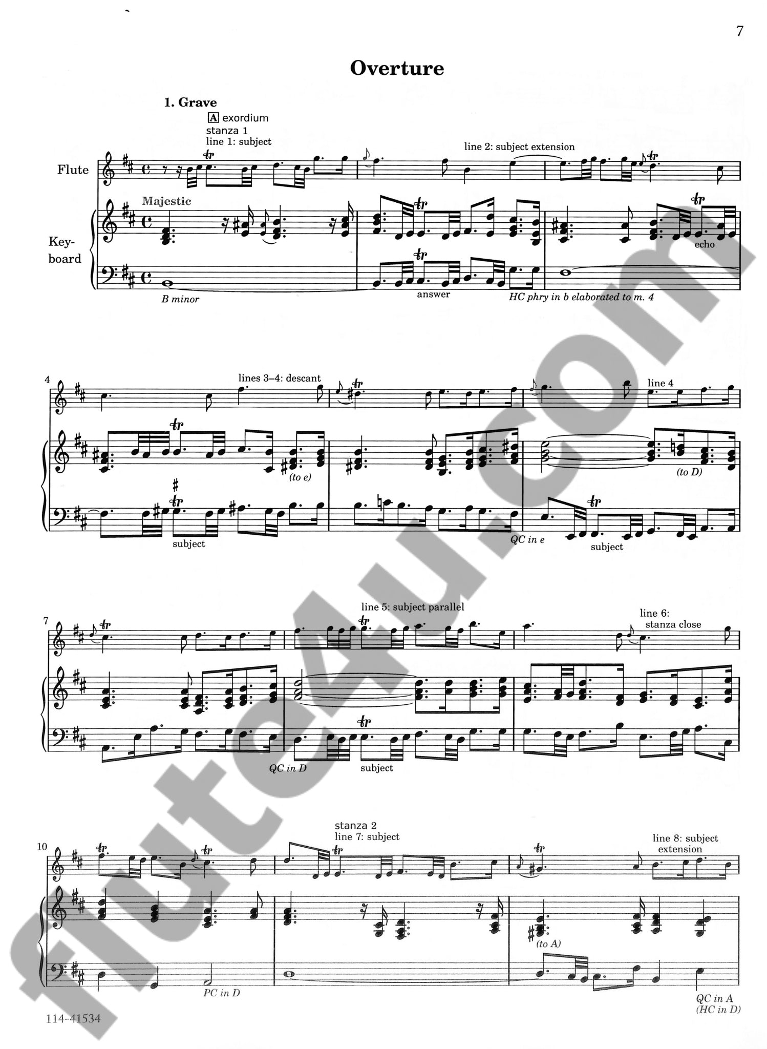 Bach, JS :: Overture Suite in B Minor