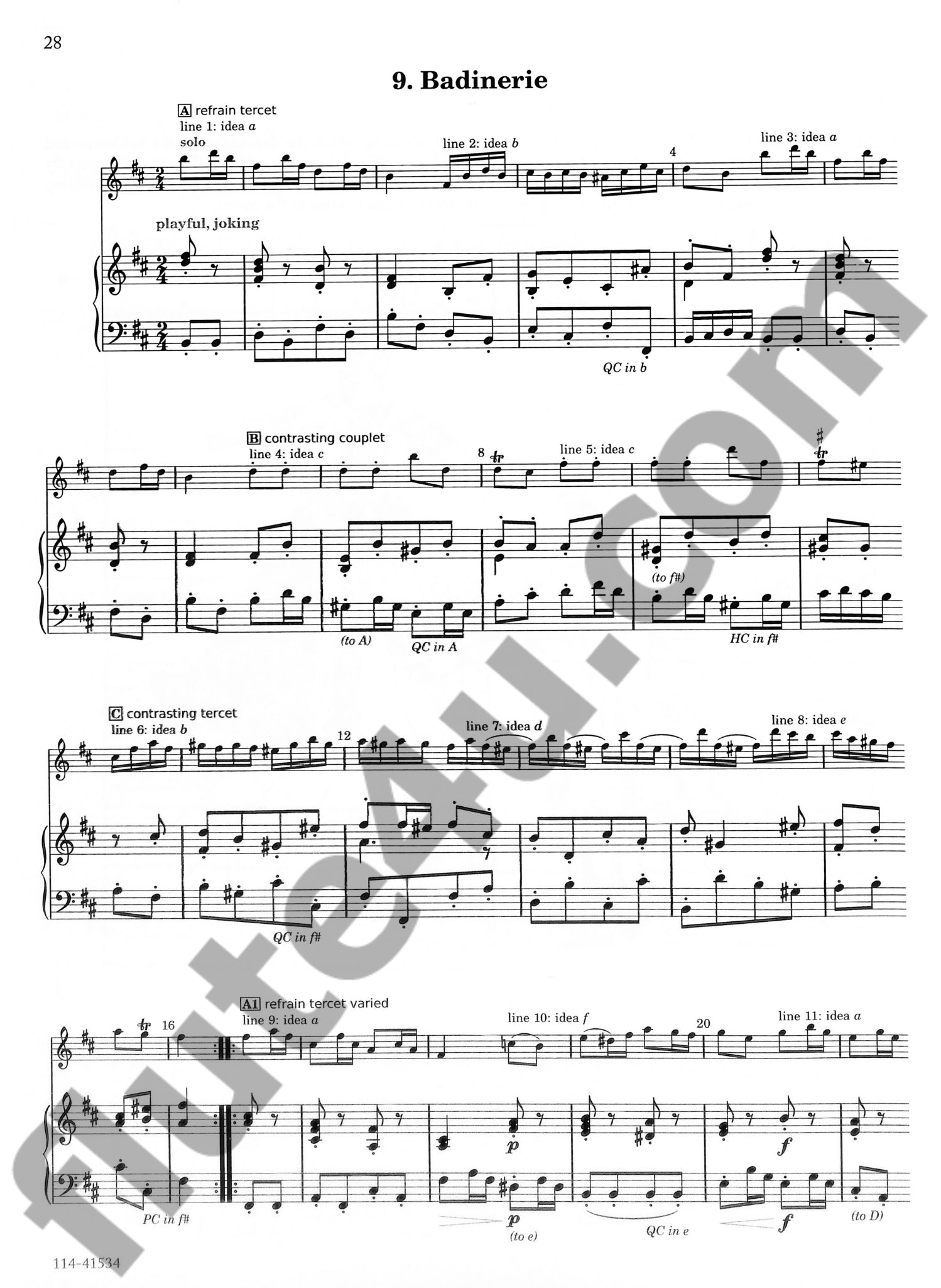 Bach, JS :: Overture Suite in B Minor