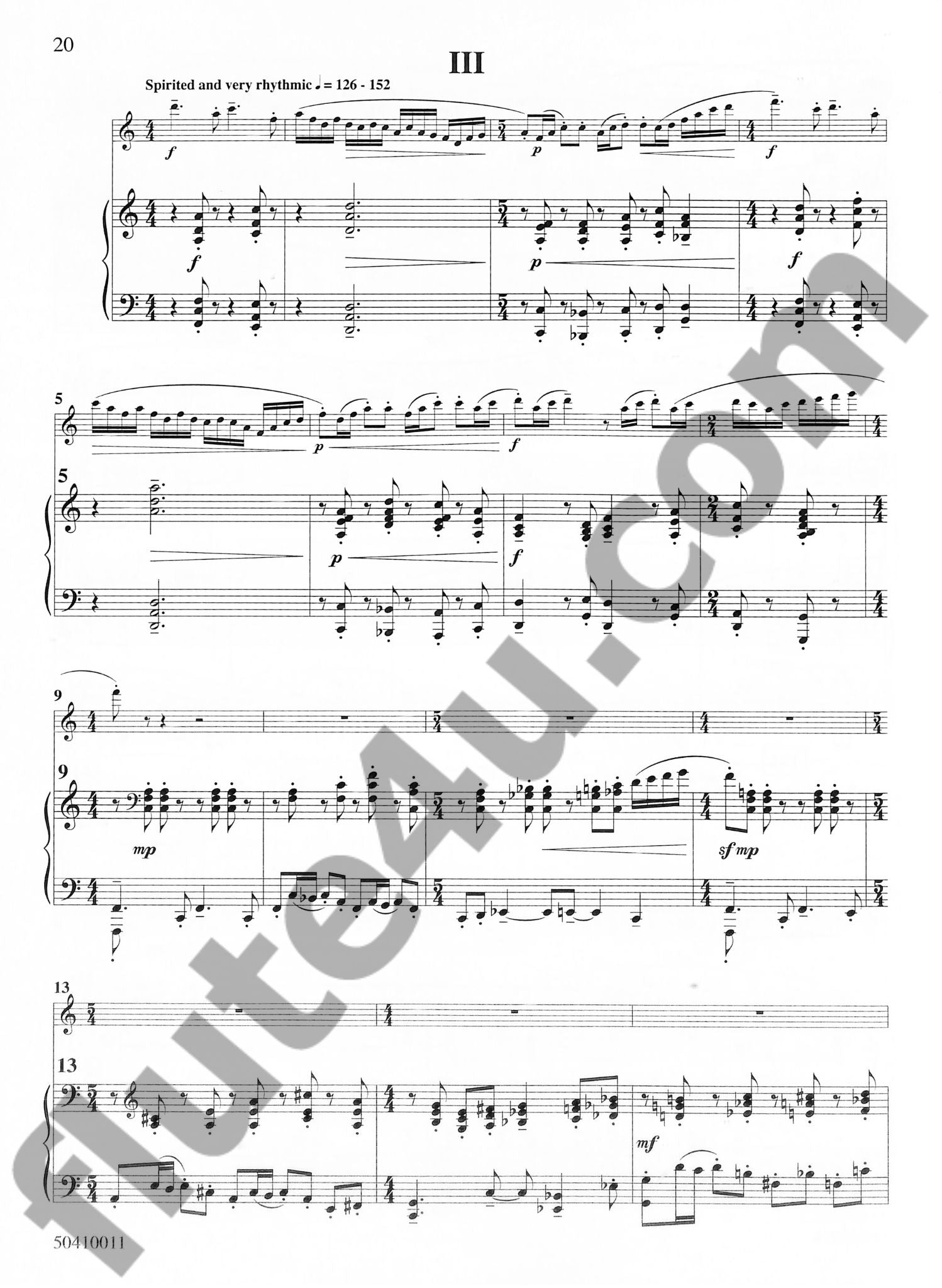 Rubinstein, B :: Sonata