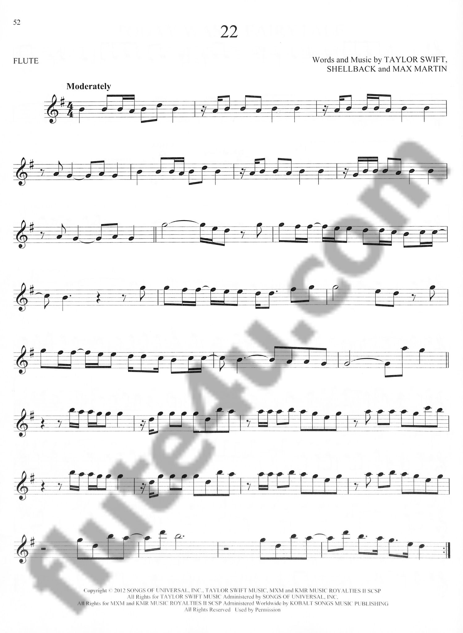 Swift, T :: Taylor Swift for Flute