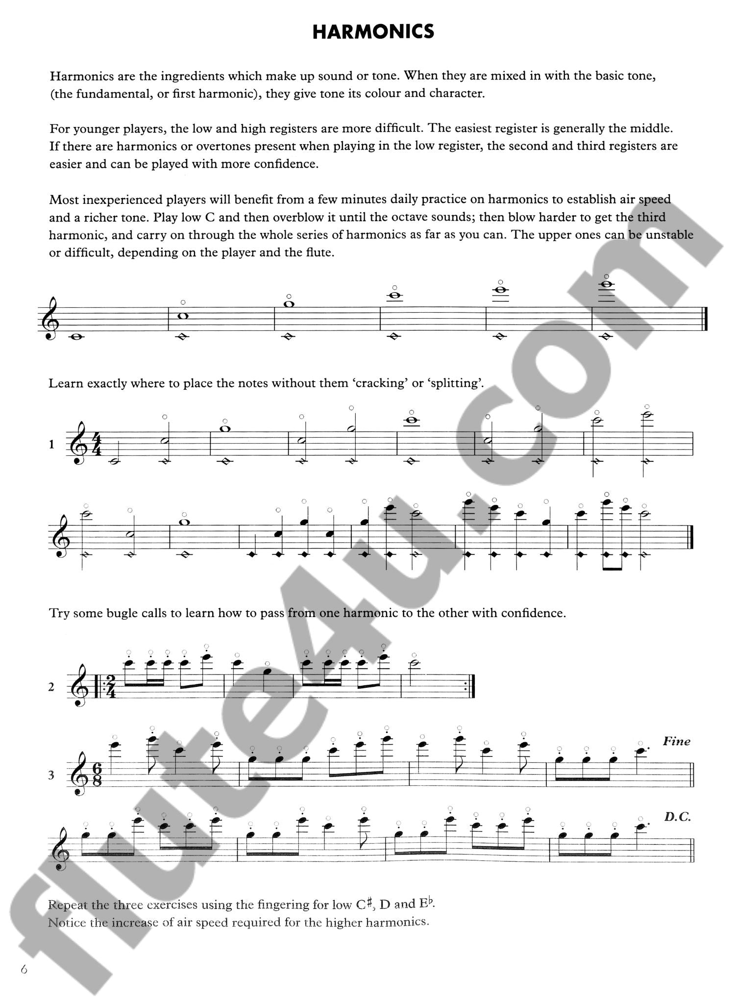 Wye, T :: Practice Book for the Flute - Volume 1: Tone