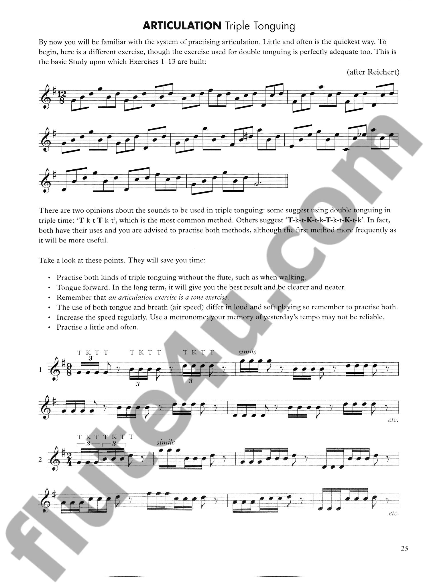 Wye, T :: Practice Book for the Flute - Volume 3: Articulation