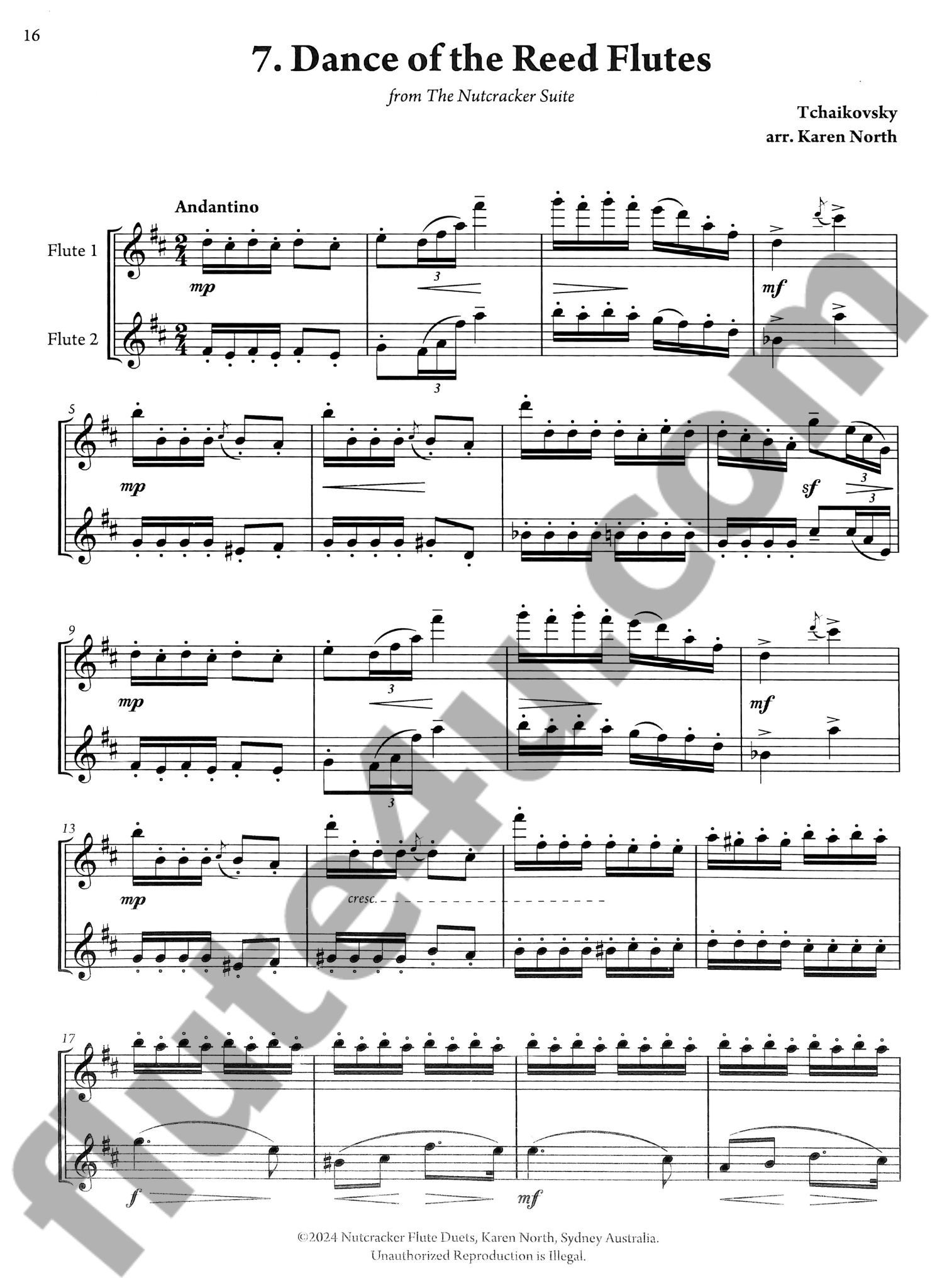 Nutcracker Flute Duets