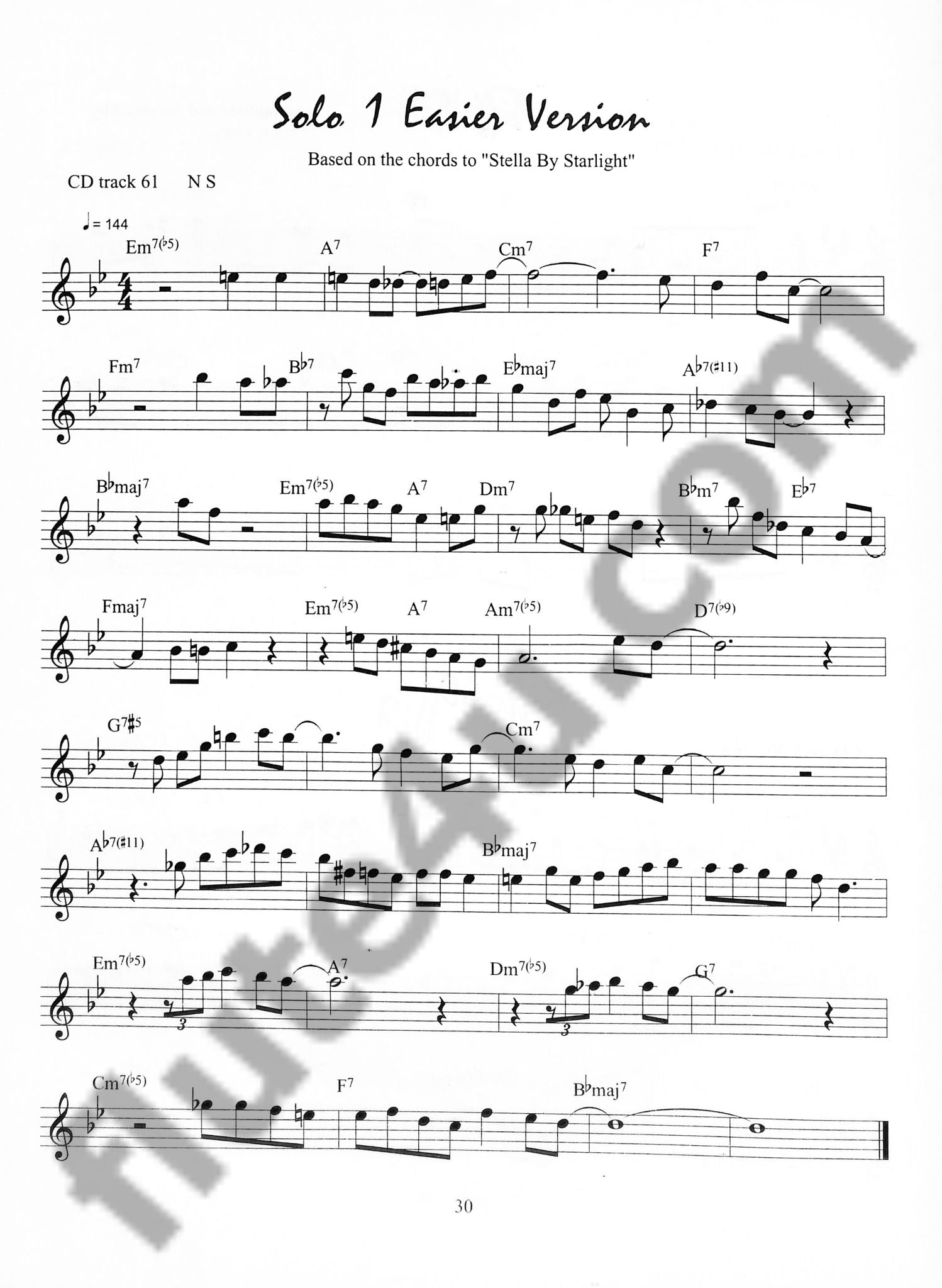 Vega, M :: Jazz Solo Series for Flute