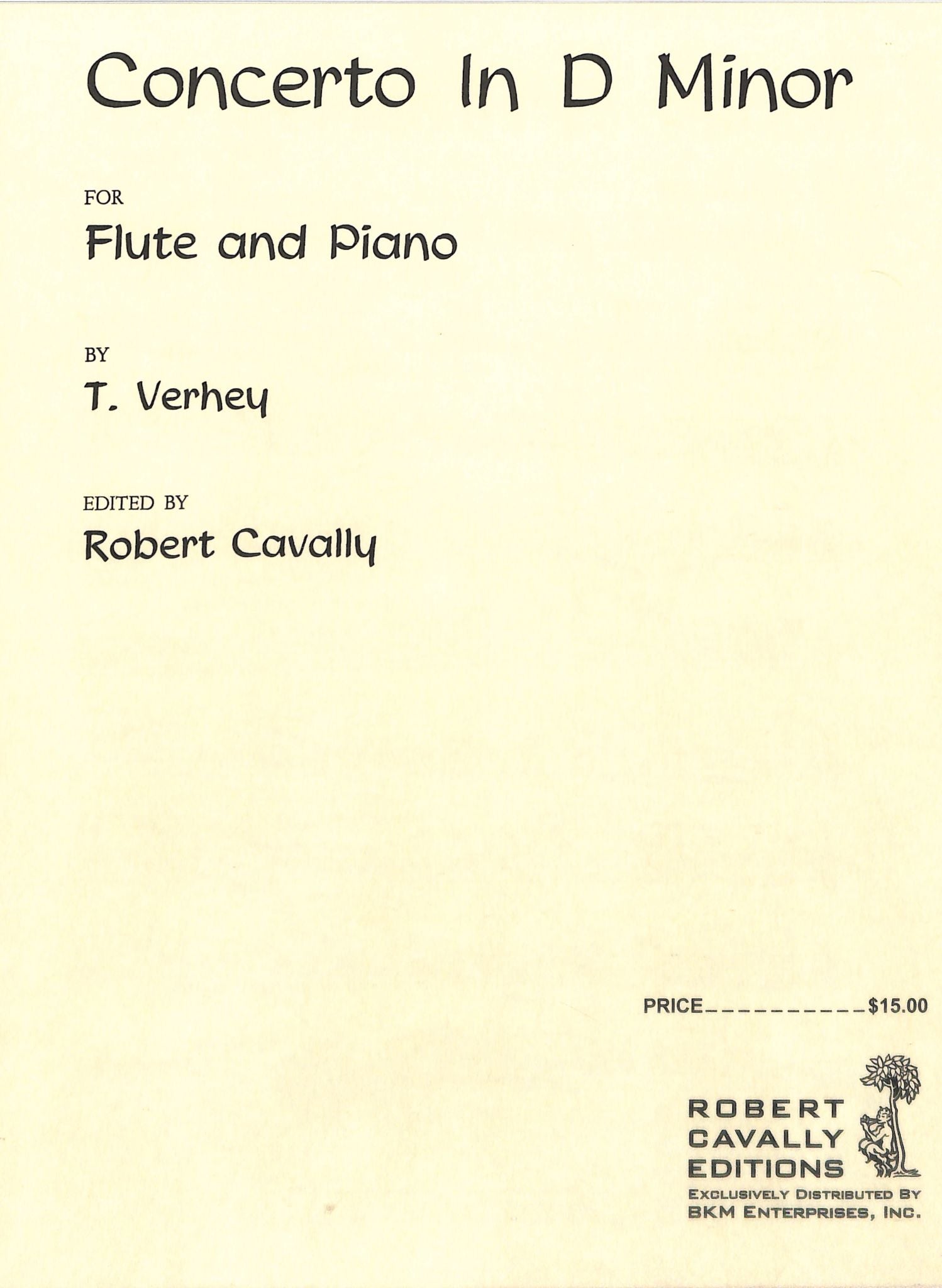 Verhey, T :: Concerto in D minor op. 43
