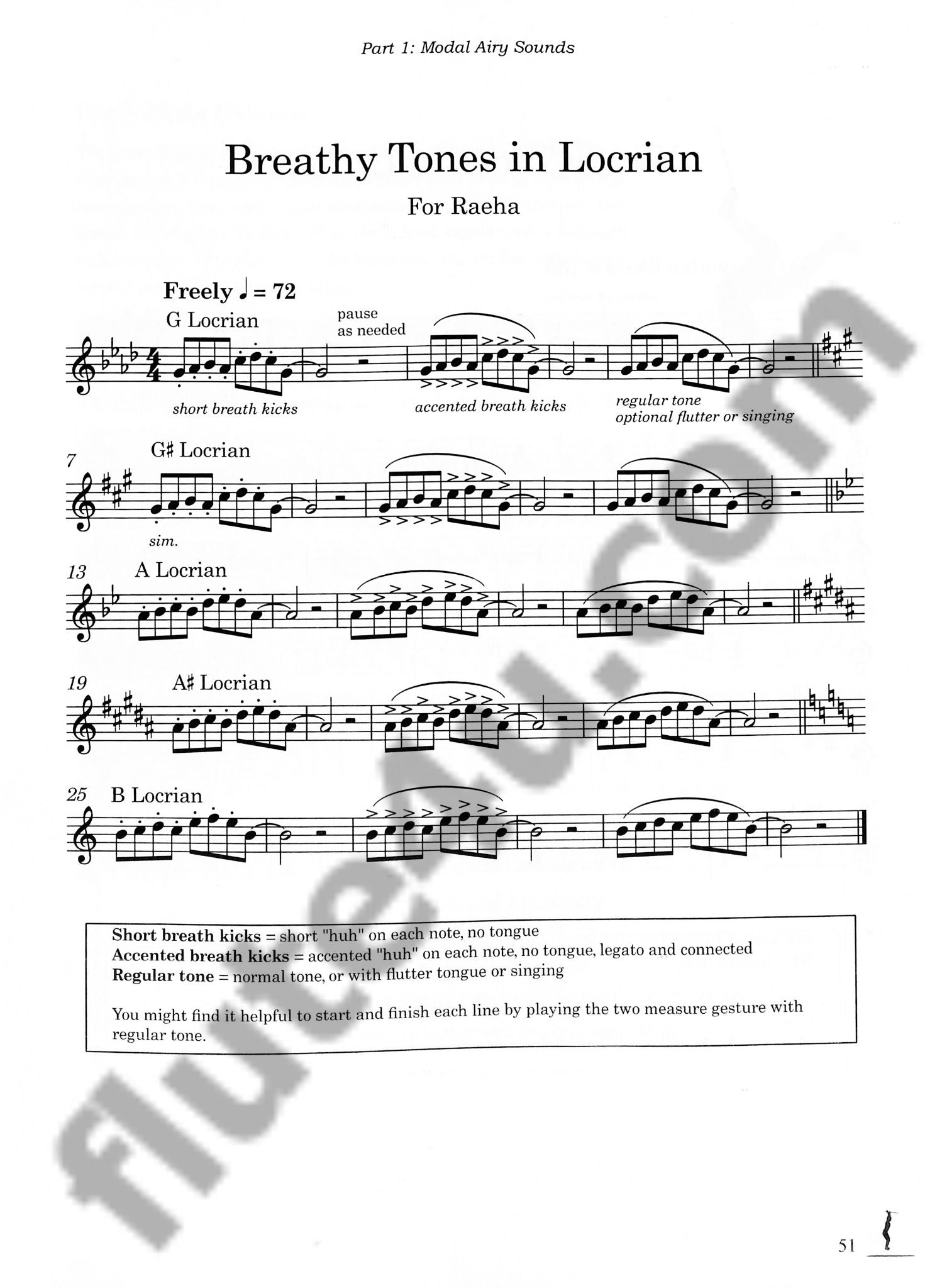Lentz, L :: Modal Flute Warmup