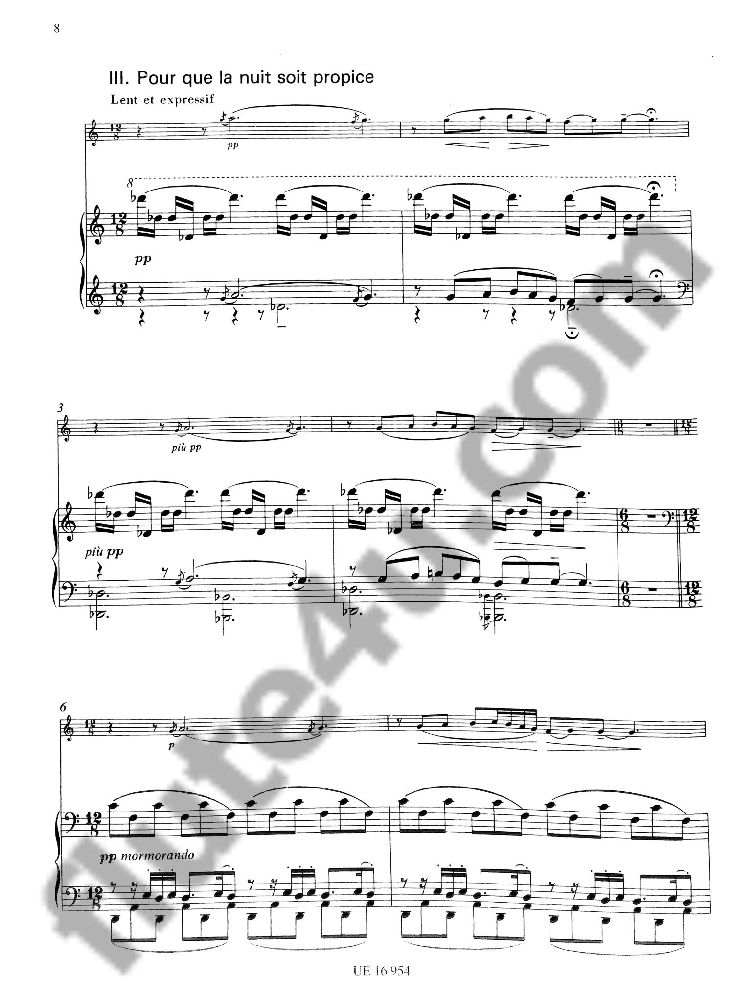 Debussy, C :: 'Bilitis'