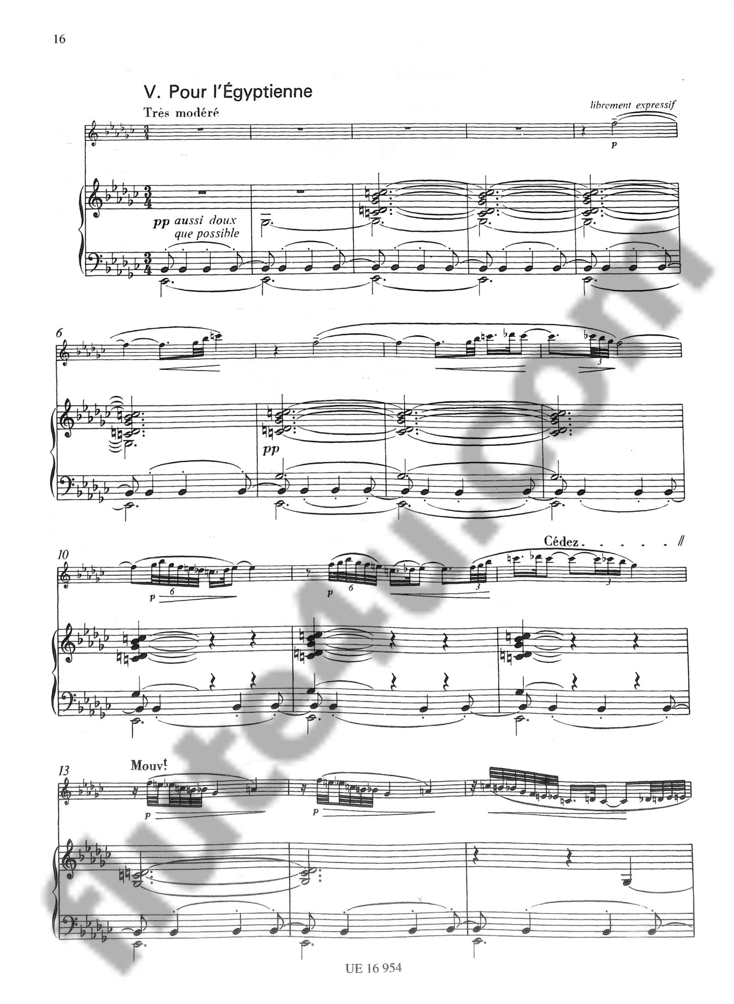 Debussy, C :: 'Bilitis'