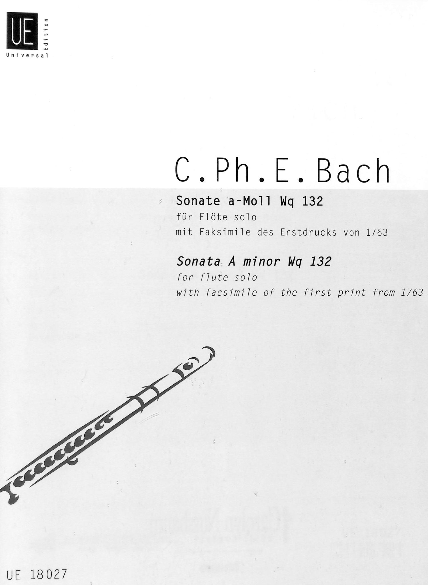 Bach, CPE :: Sonate a-Moll [Sonata A Minor]