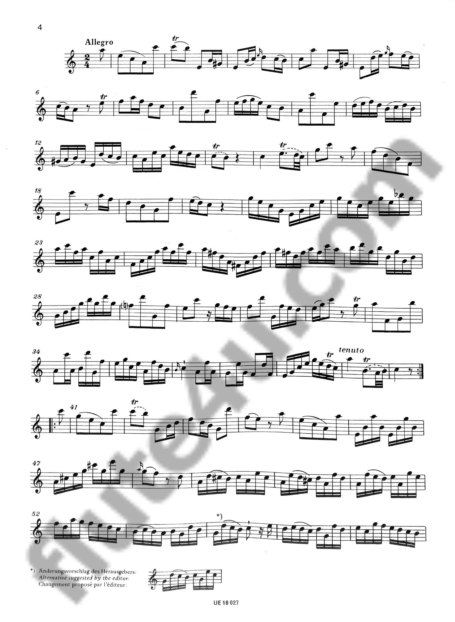 Bach, CPE :: Sonate a-Moll [Sonata A Minor]