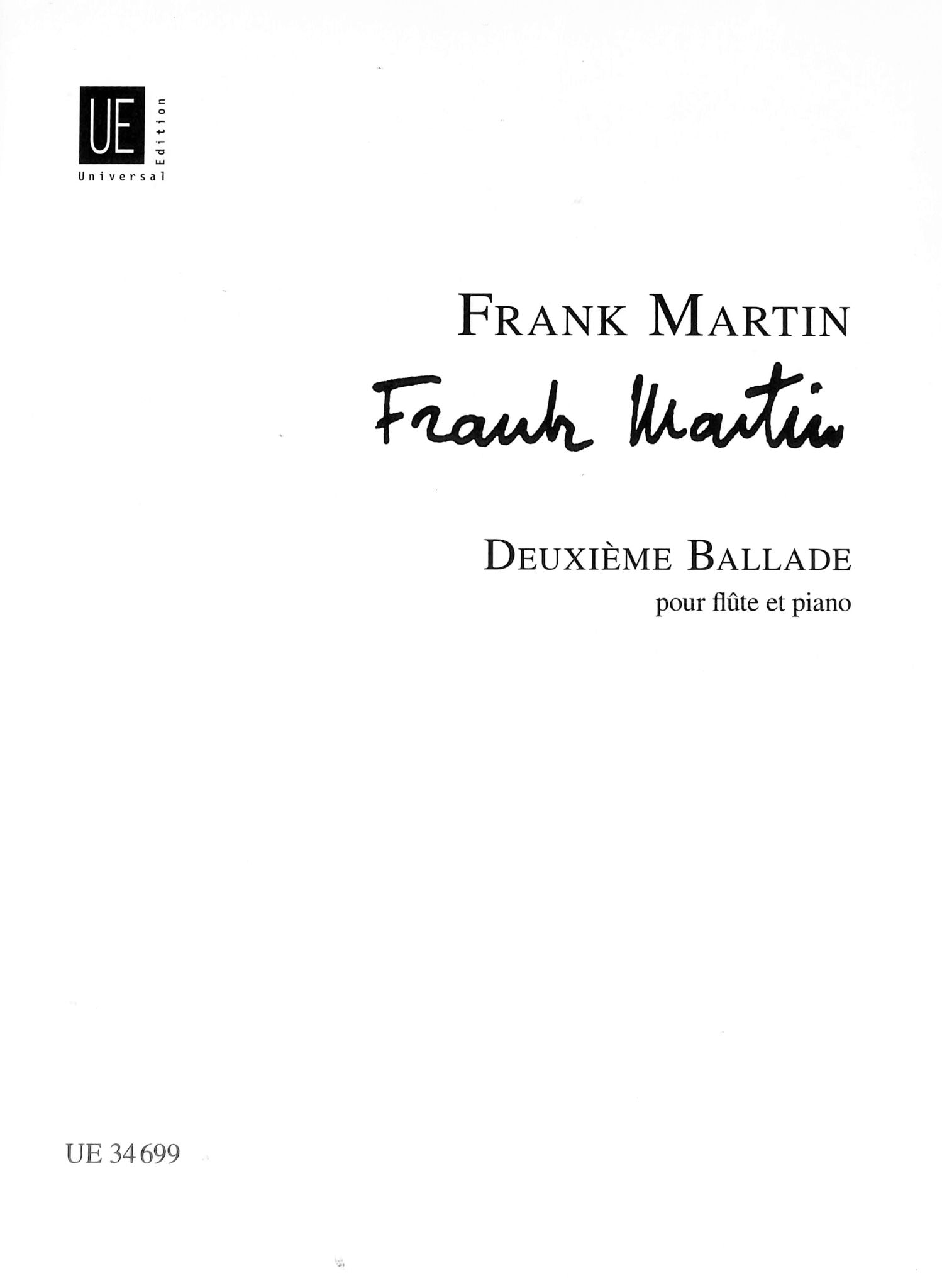 Martin, F :: Deuxieme Ballade [Second Ballade]