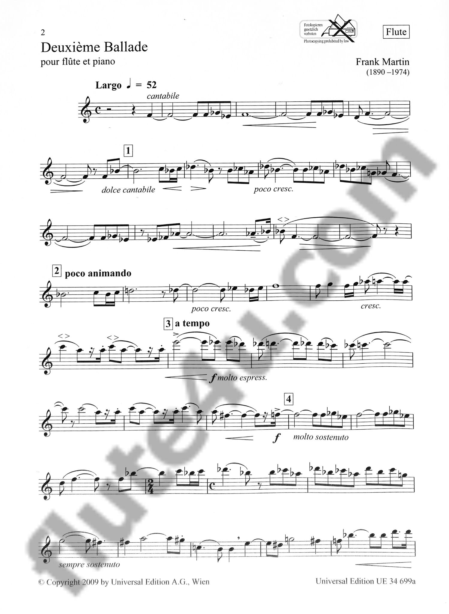 Martin, F :: Deuxieme Ballade [Second Ballade]