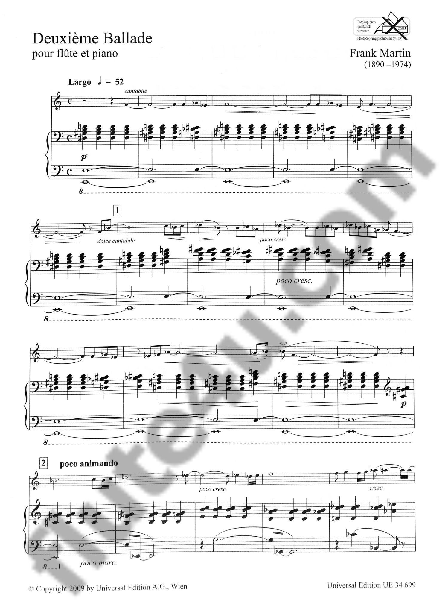 Martin, F :: Deuxieme Ballade [Second Ballade]