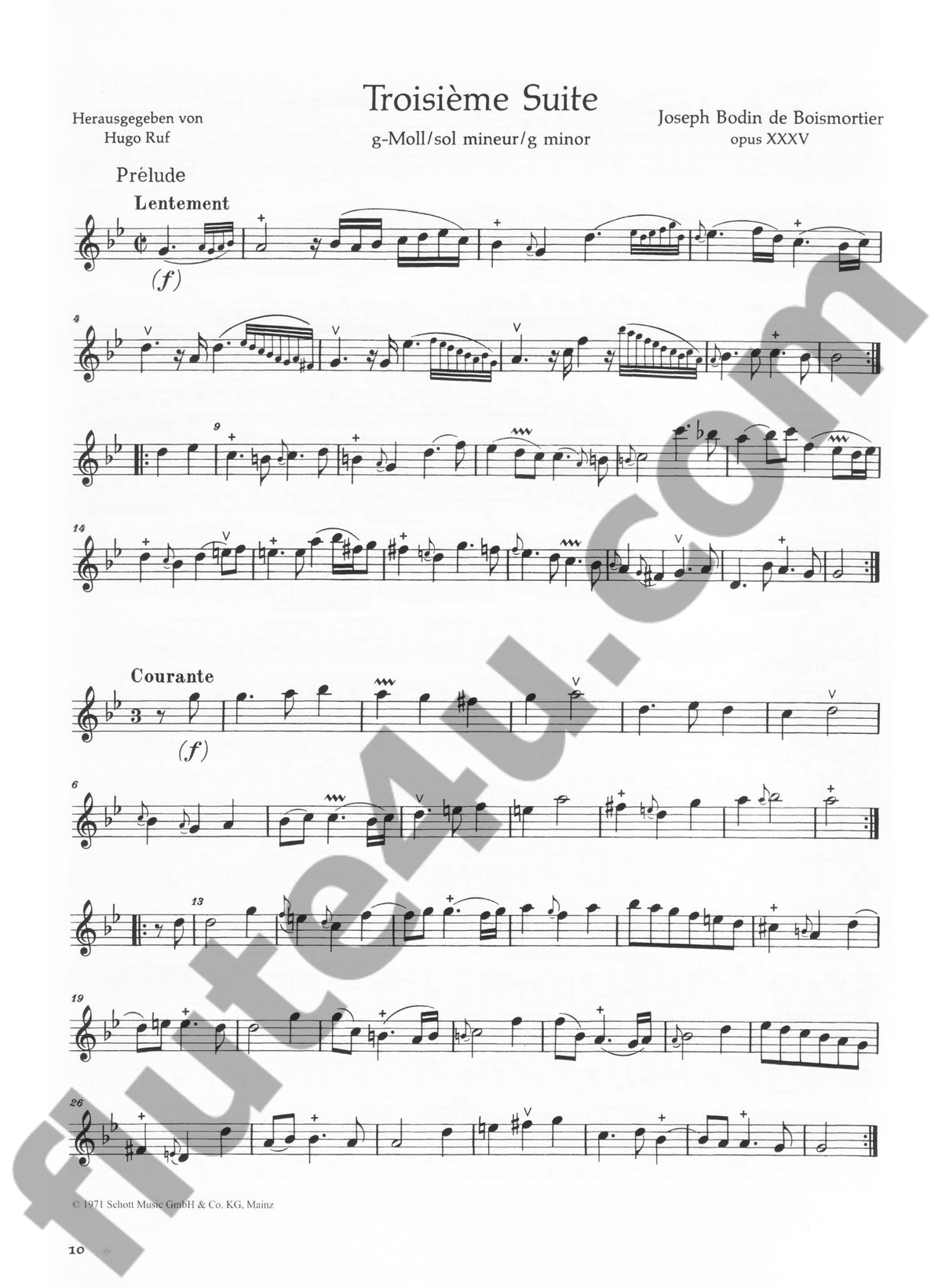 Boismortier, JB :: 6 Suiten [6 Suites] op. 35