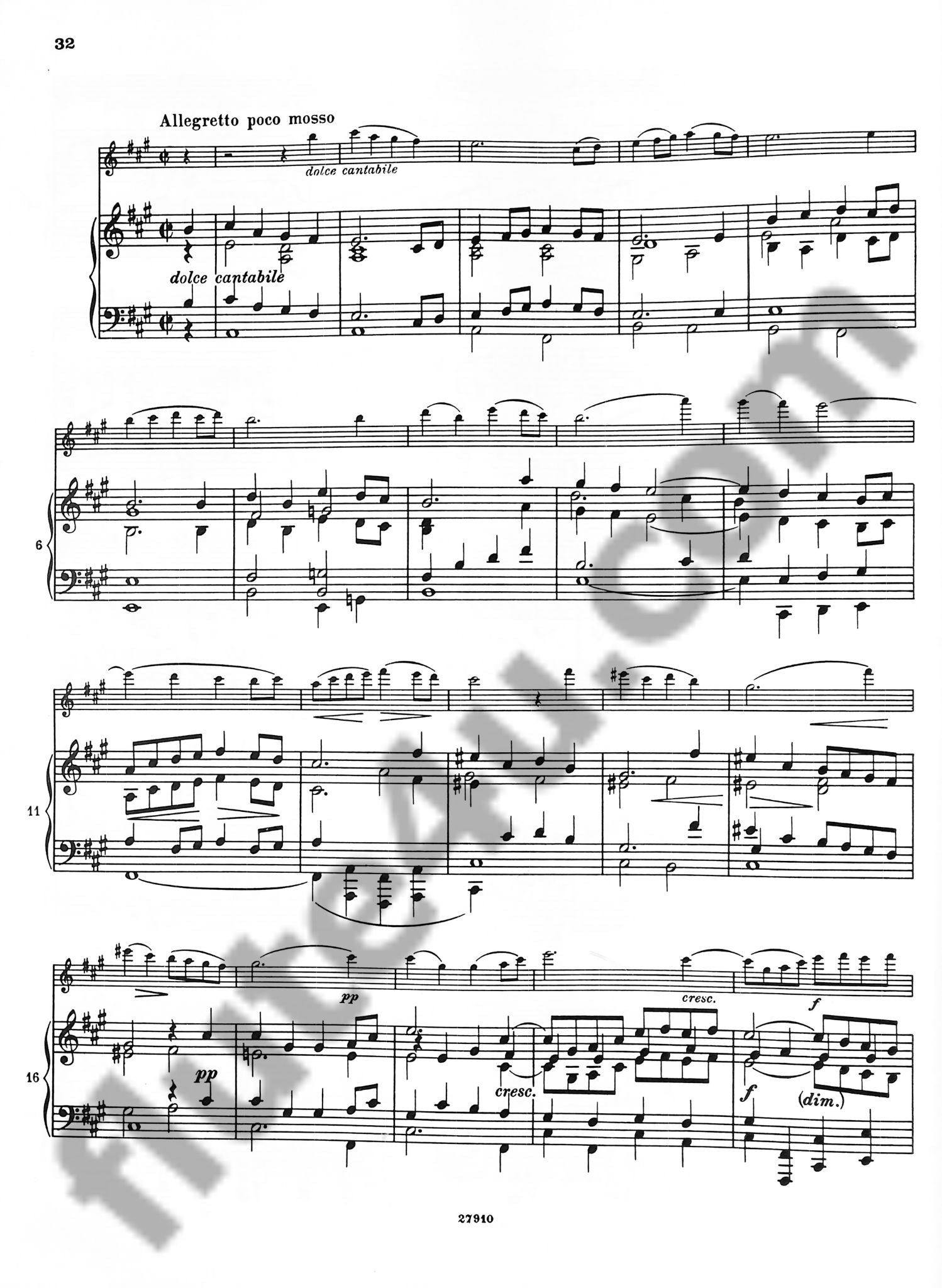 Franck, C :: Sonata A-dur [Sonata in A Major]