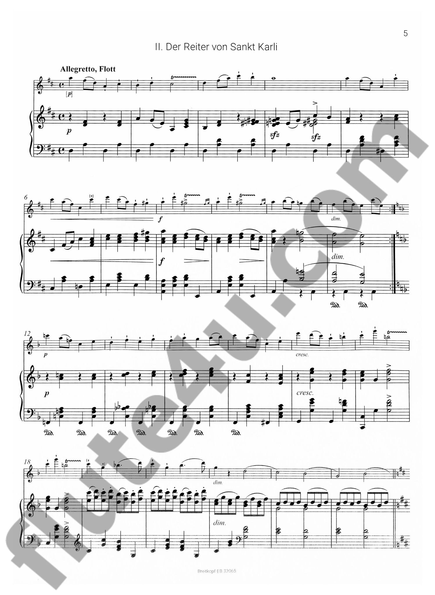 Franck, R :: Drei Stucke [Three Pieces] op. 52