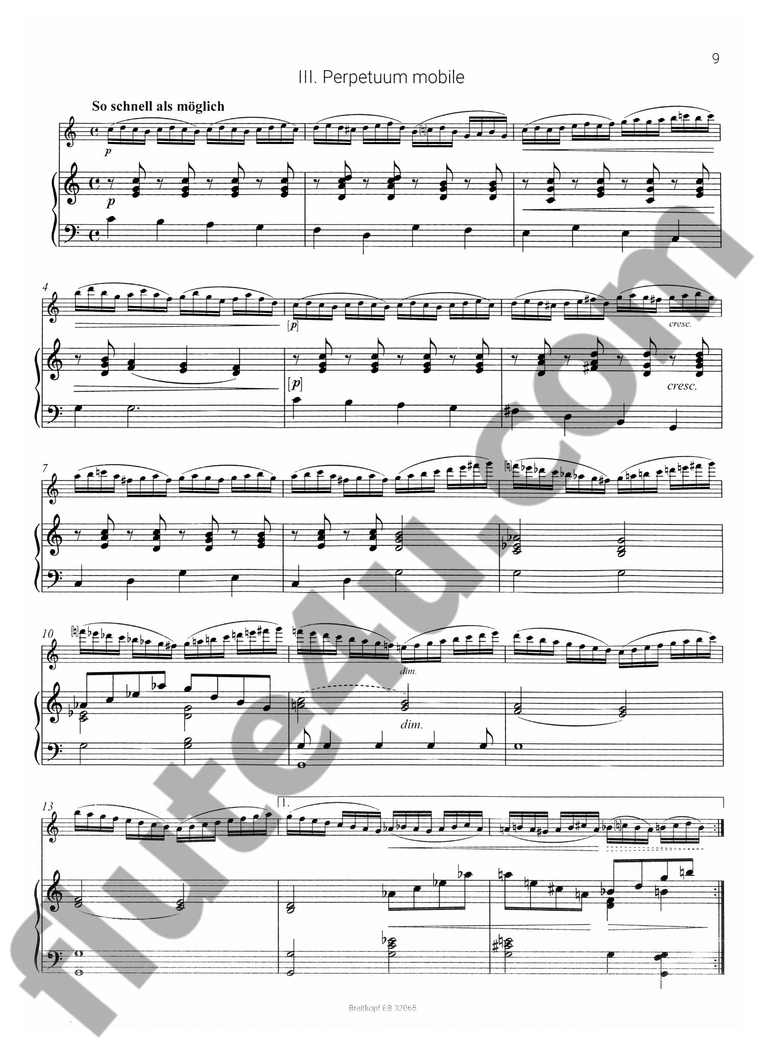 Franck, R :: Drei Stucke [Three Pieces] op. 52