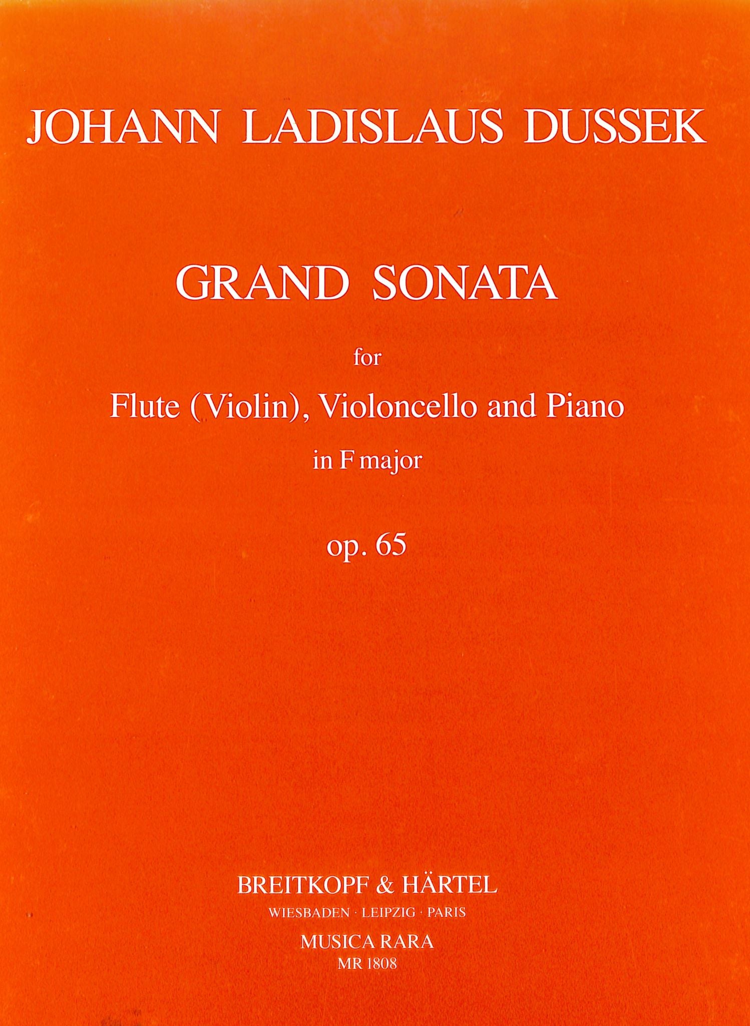 Dussek, JL :: Grand Sonata in F Major op. 65