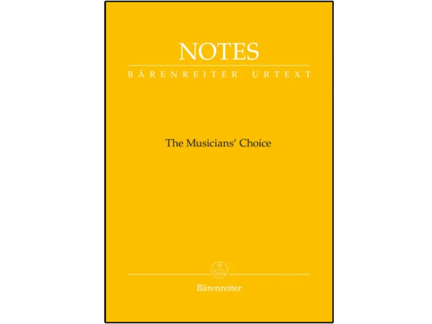 Barenreiter Notes Manuscript Pad