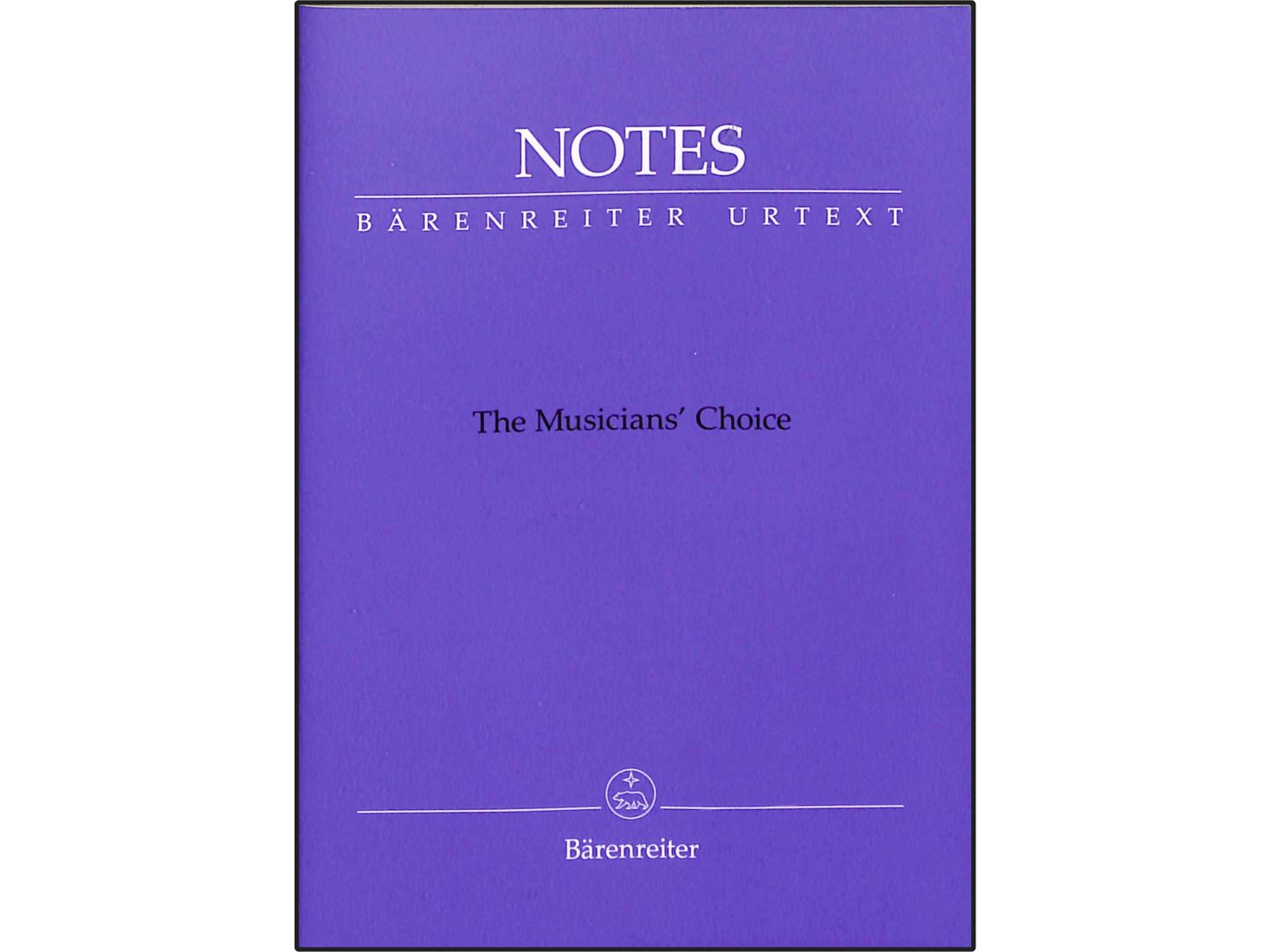 Barenreiter Notes Manuscript Pad