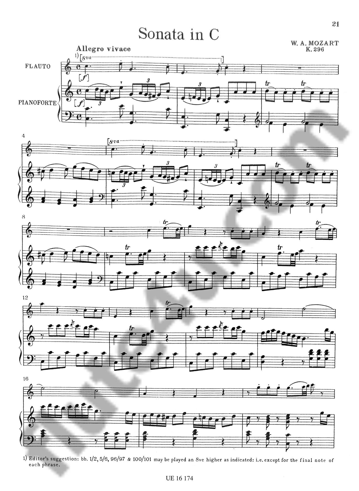 Mozart, WA :: Sechs Sonaten [Six Sonatas] - Volume 1